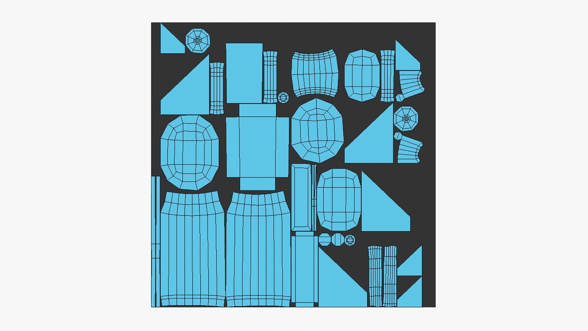 50 Jetpack Low Poly Collection - SciFi Character Design _30