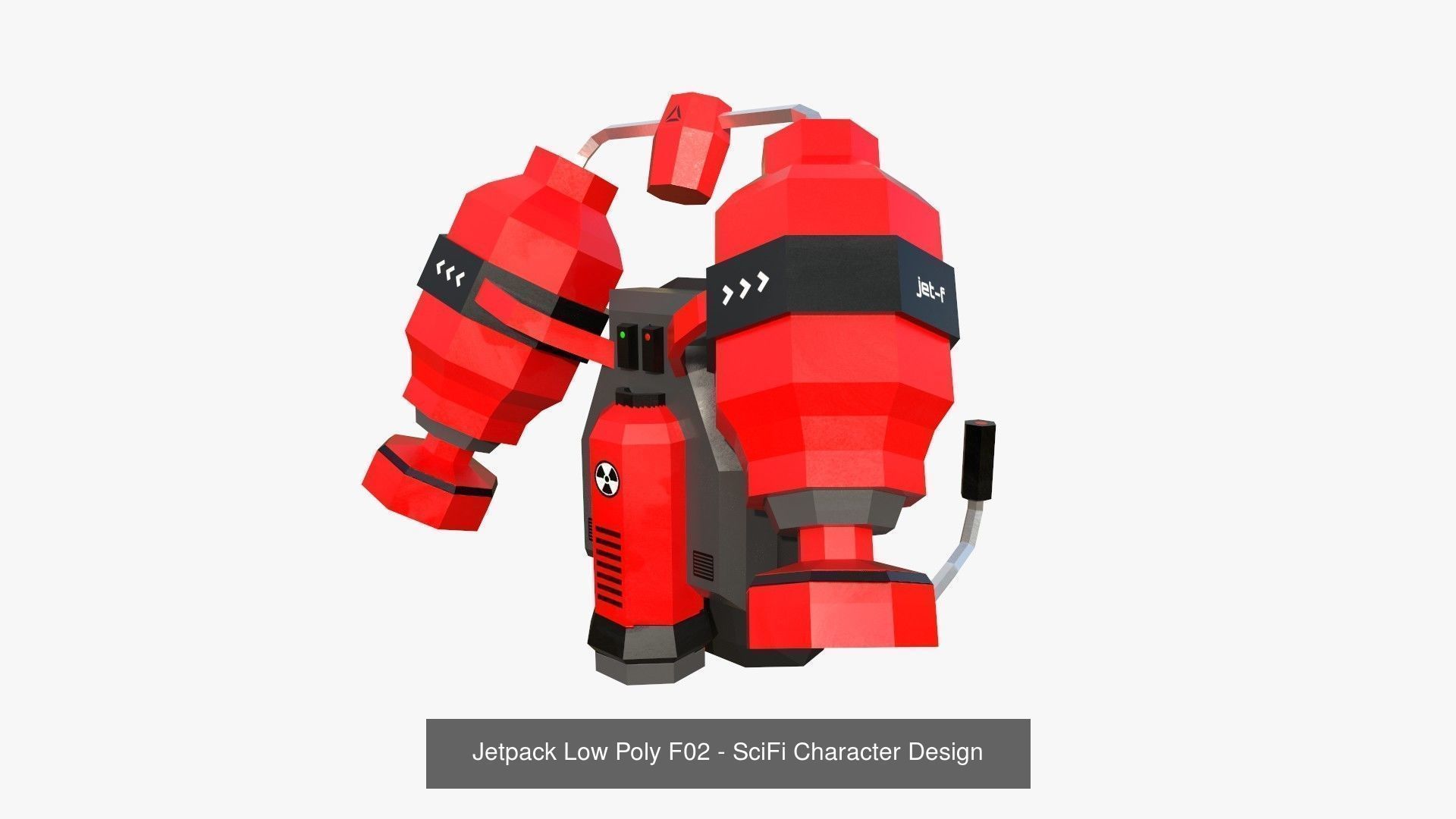 50 Jetpack Low Poly Collection - SciFi Character Design _71