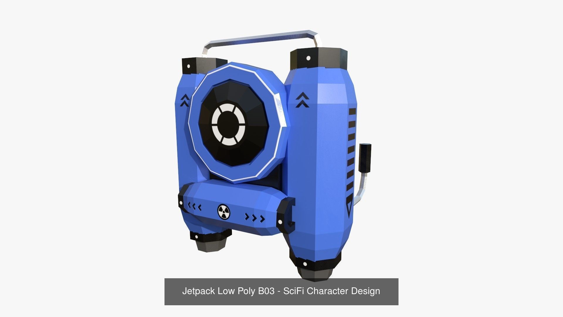 50 Jetpack Low Poly Collection - SciFi Character Design _49