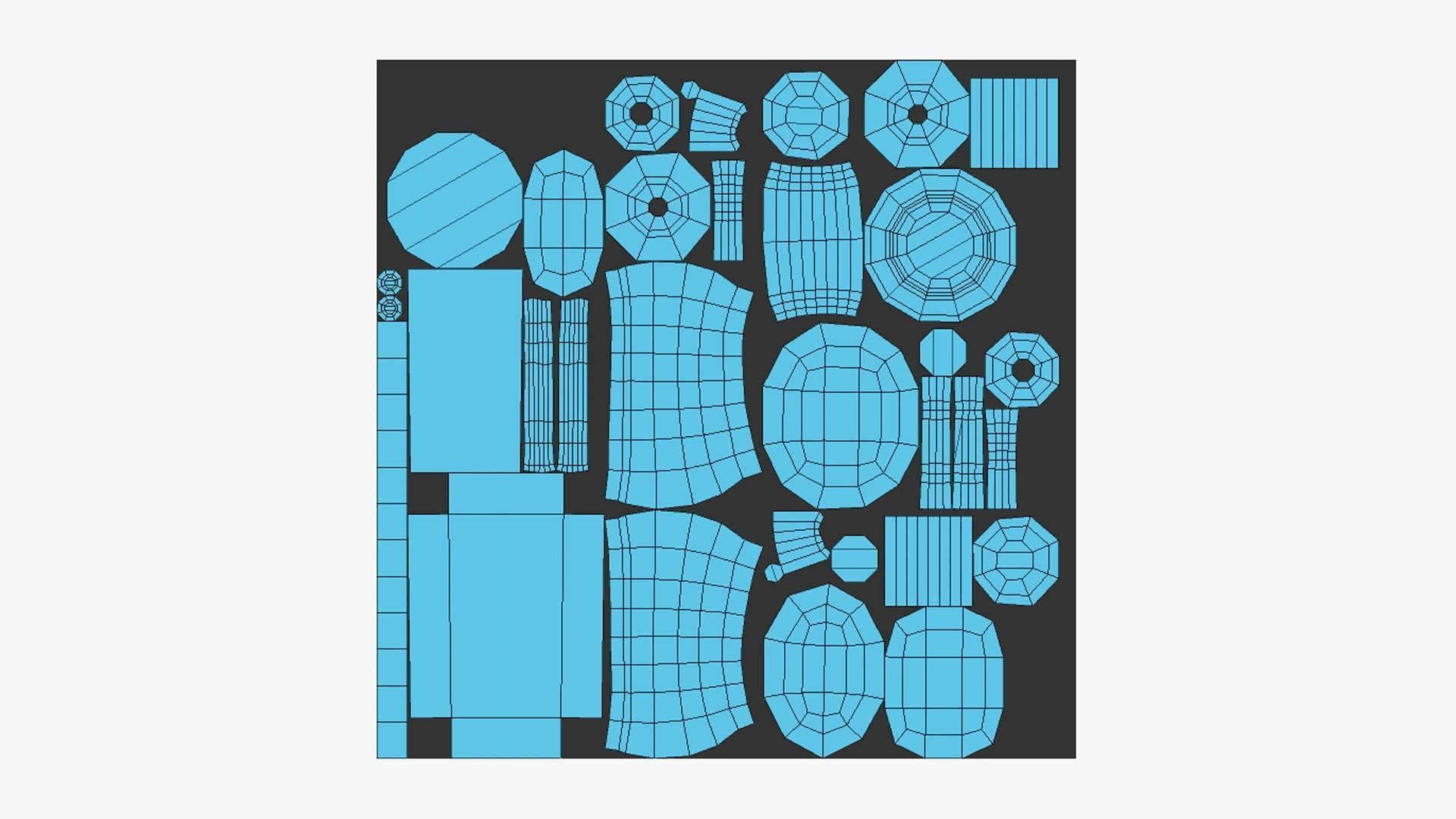 50 Jetpack Low Poly Collection - SciFi Character Design _44