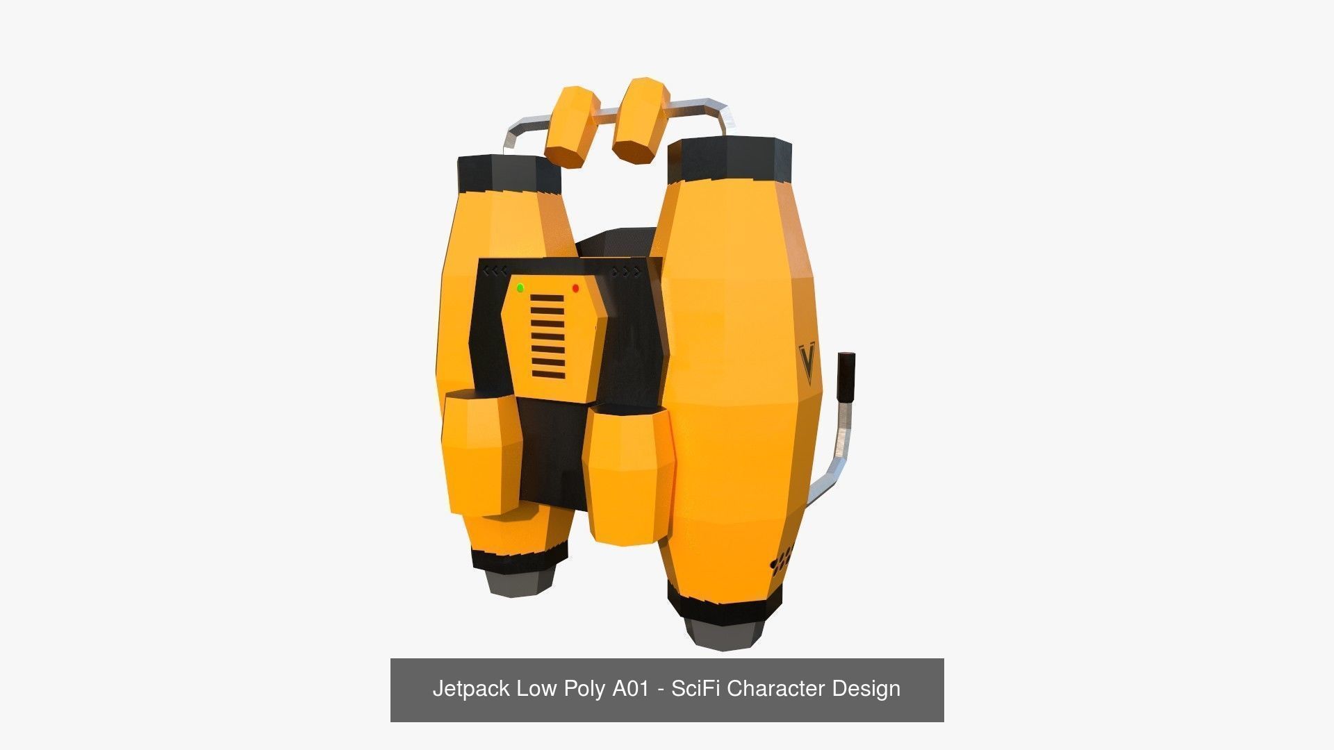 50 Jetpack Low Poly Collection - SciFi Character Design _13