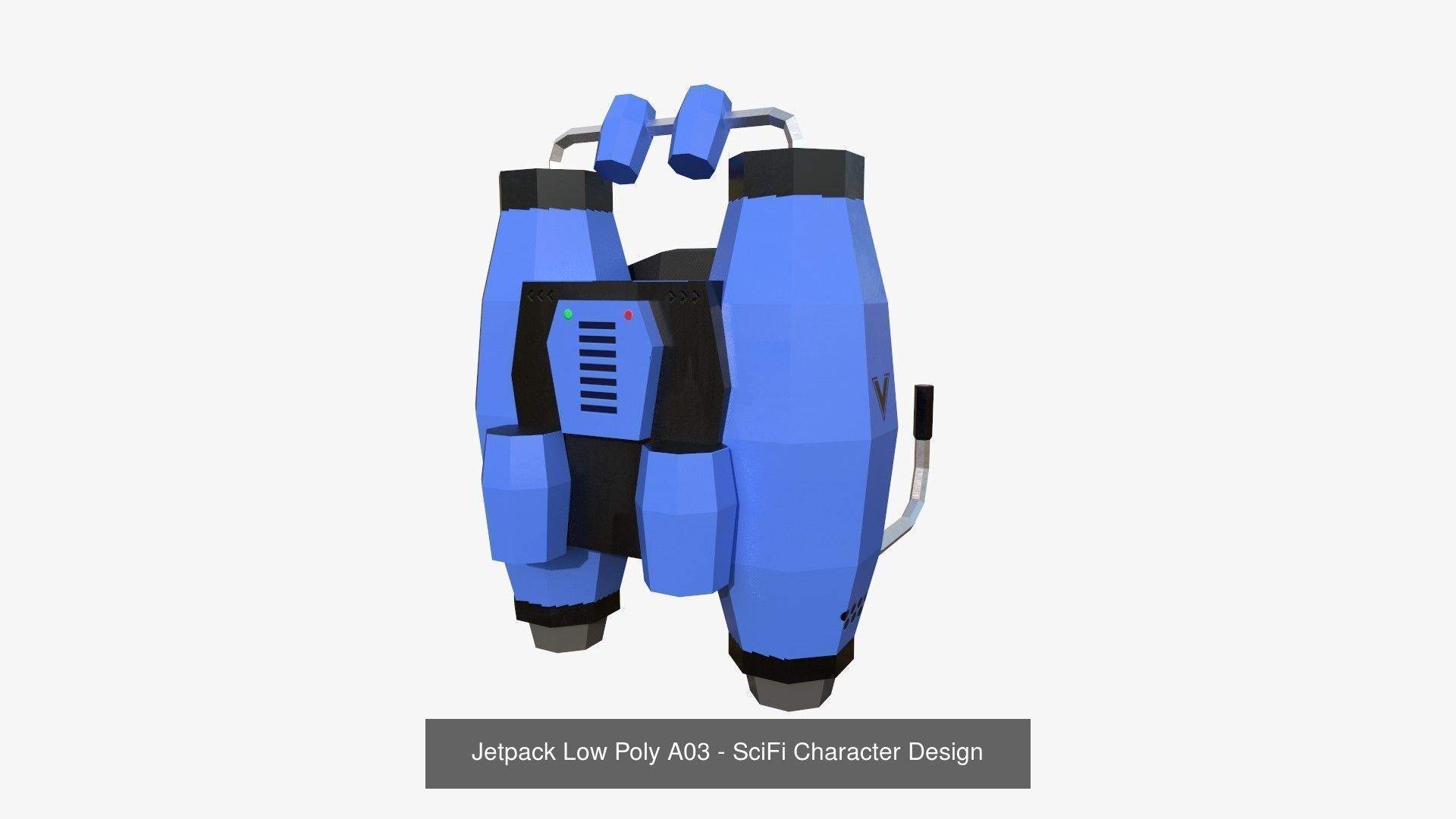 50 Jetpack Low Poly Collection - SciFi Character Design _9