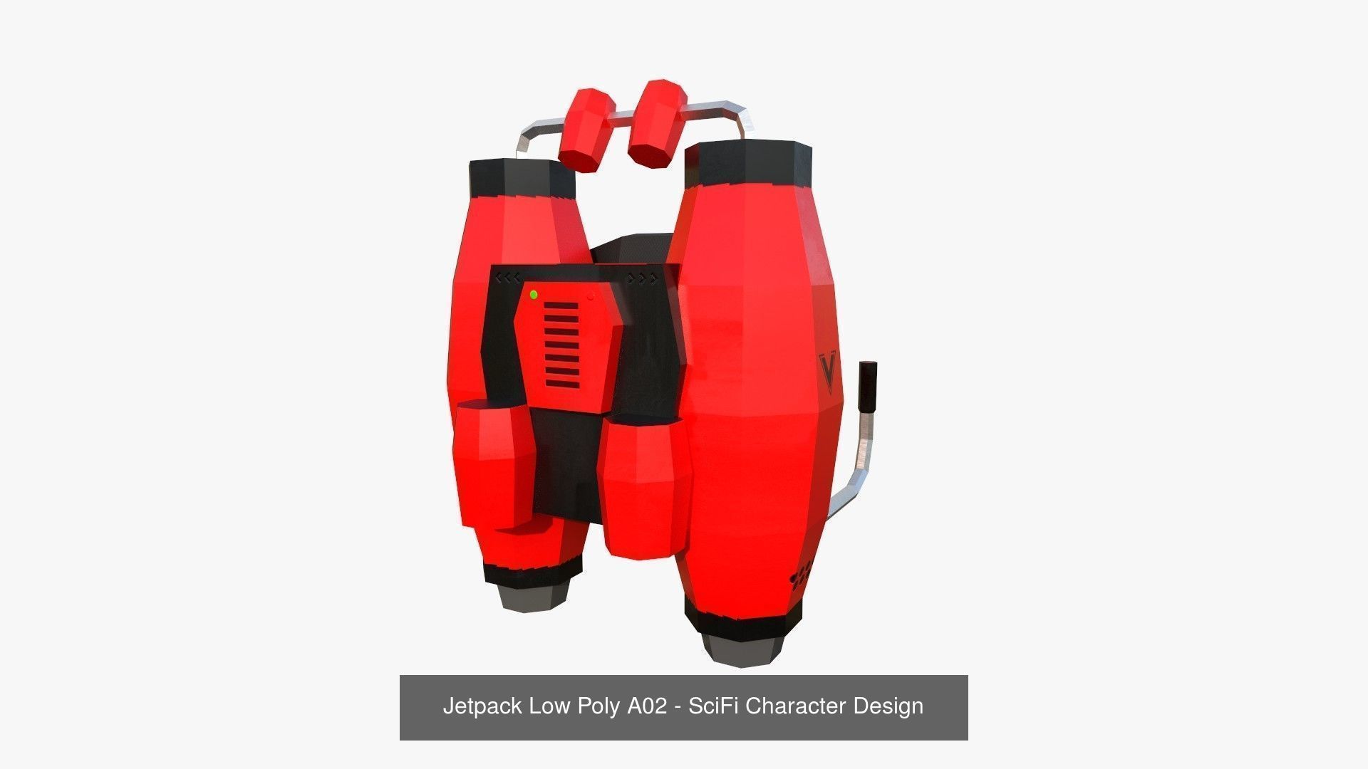 50 Jetpack Low Poly Collection - SciFi Character Design _11
