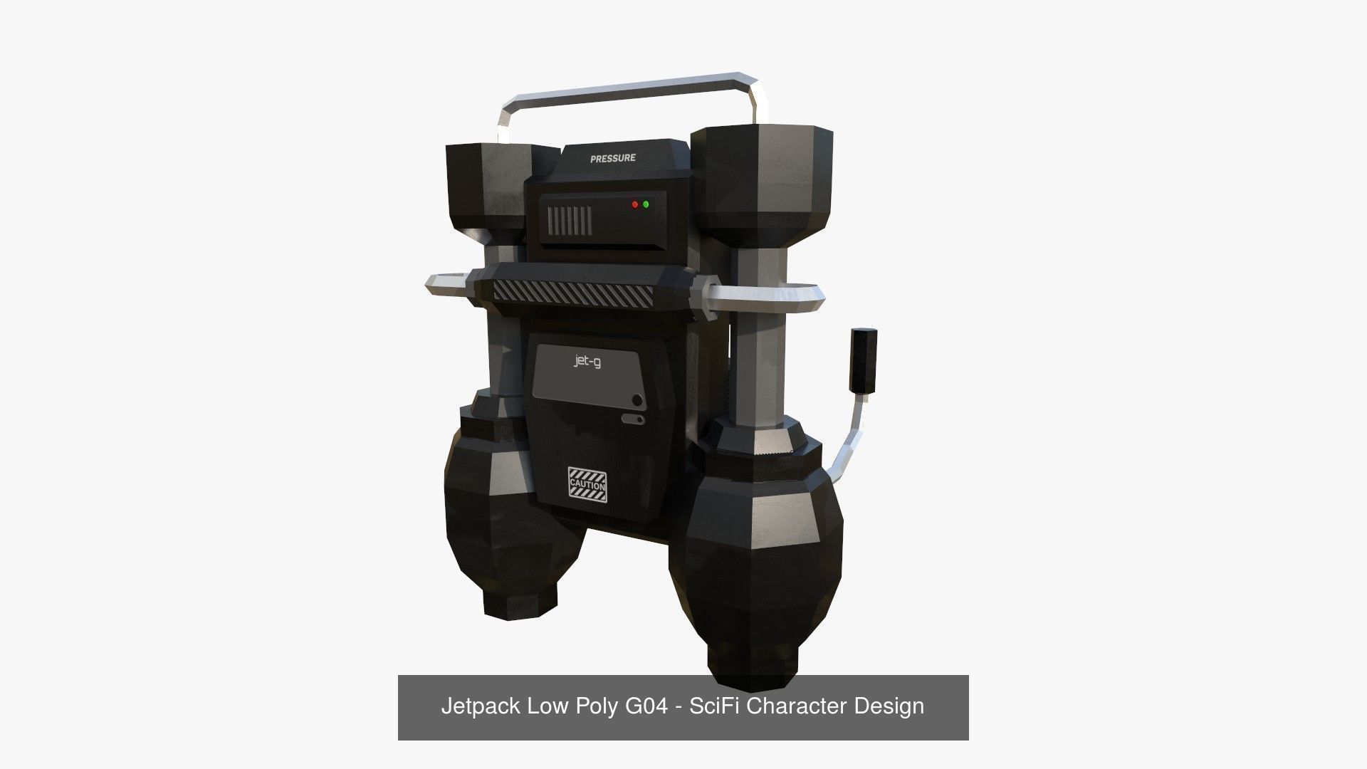 50 Jetpack Low Poly Collection - SciFi Character Design _57