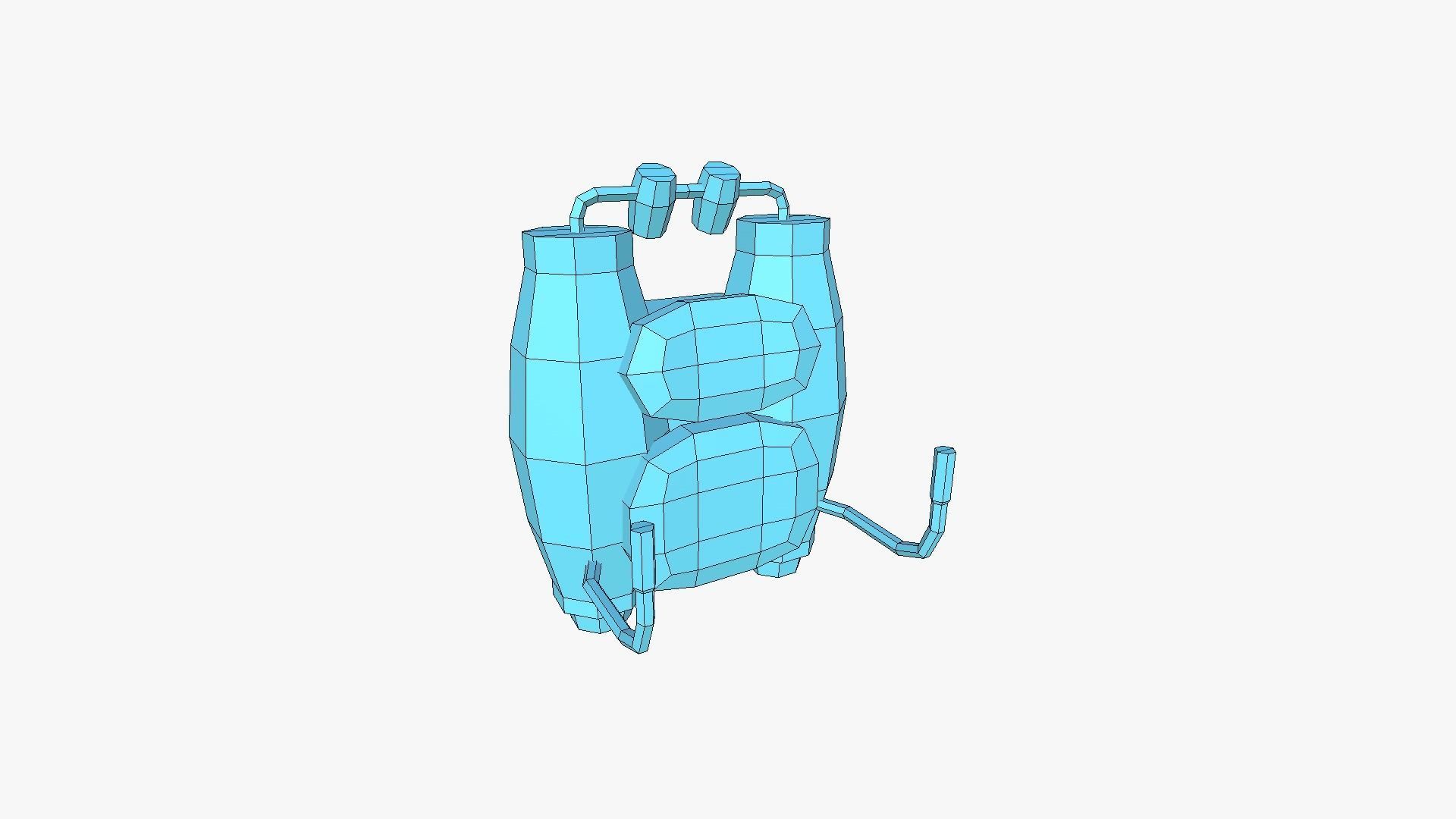 50 Jetpack Low Poly Collection - SciFi Character Design _18