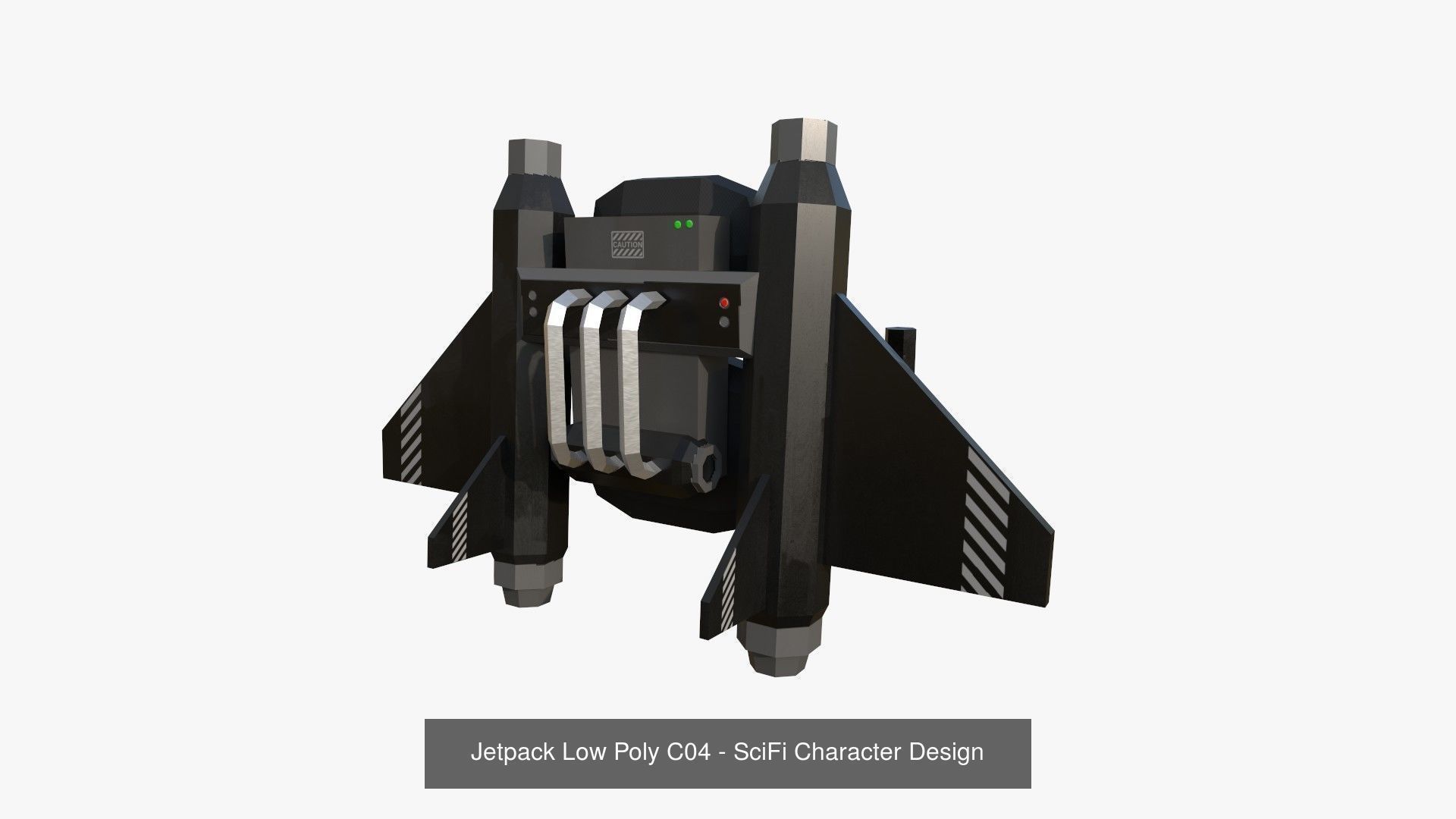 50 Jetpack Low Poly Collection - SciFi Character Design _37
