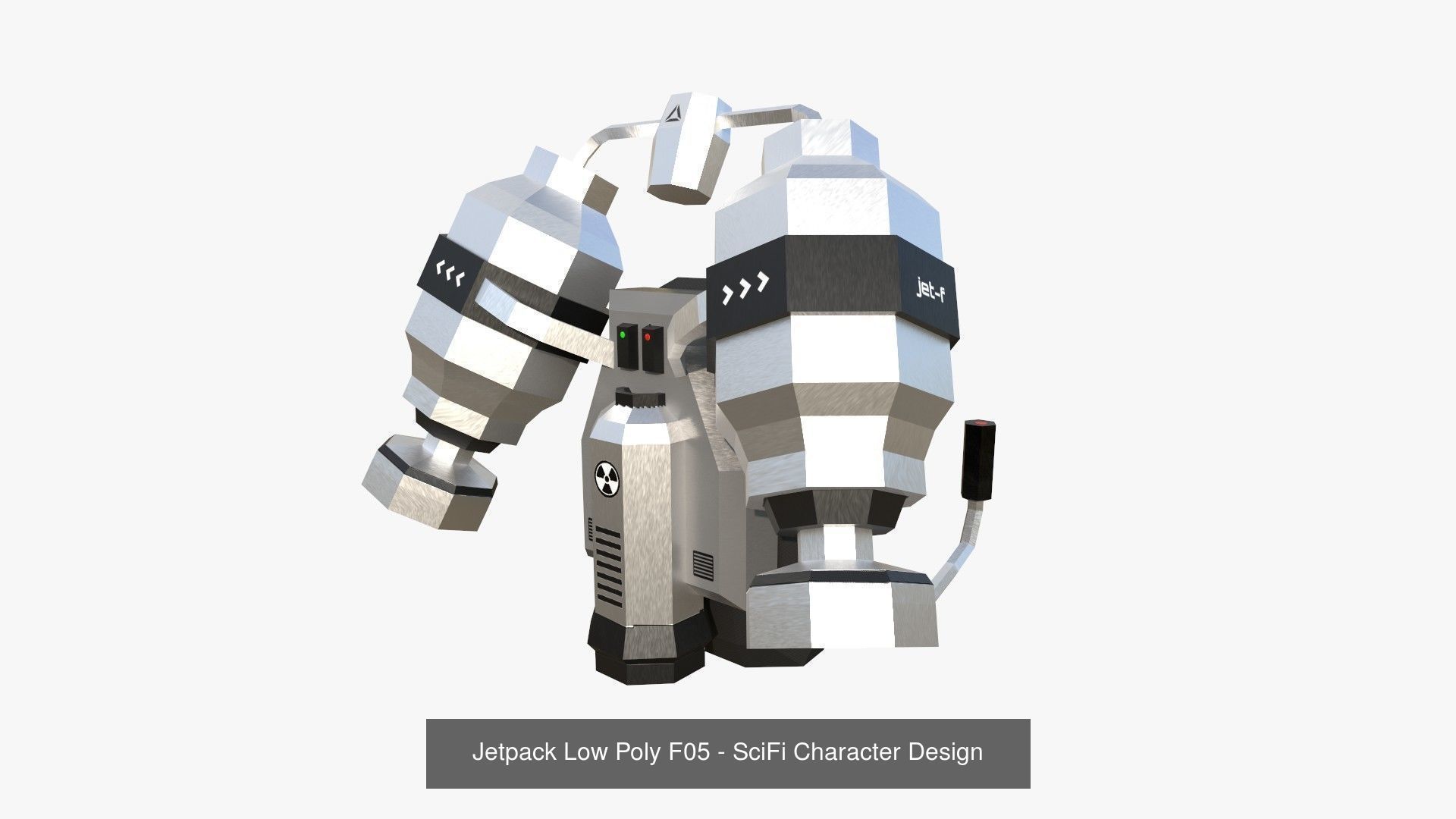 50 Jetpack Low Poly Collection - SciFi Character Design _65