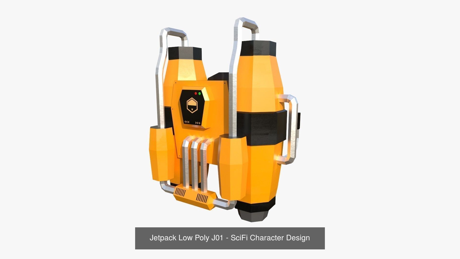 50 Jetpack Low Poly Collection - SciFi Character Design _80