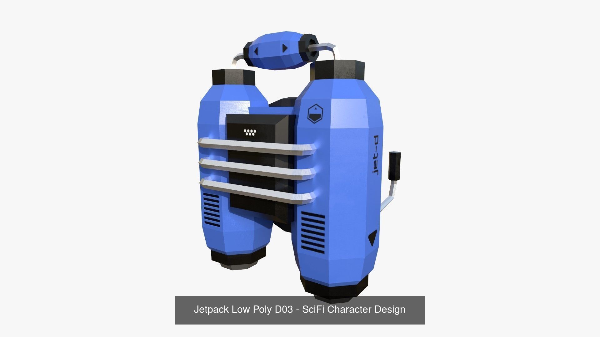 50 Jetpack Low Poly Collection - SciFi Character Design _29