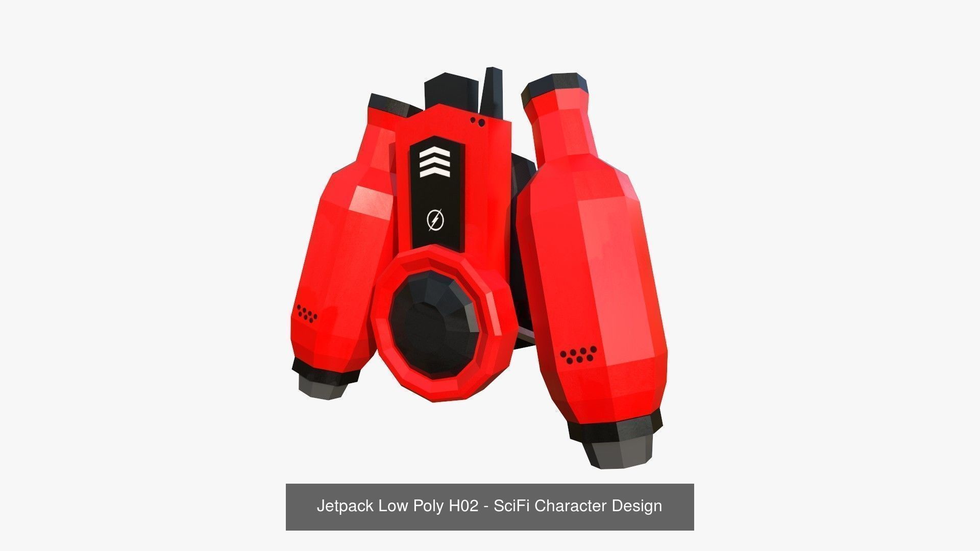 50 Jetpack Low Poly Collection - SciFi Character Design _89