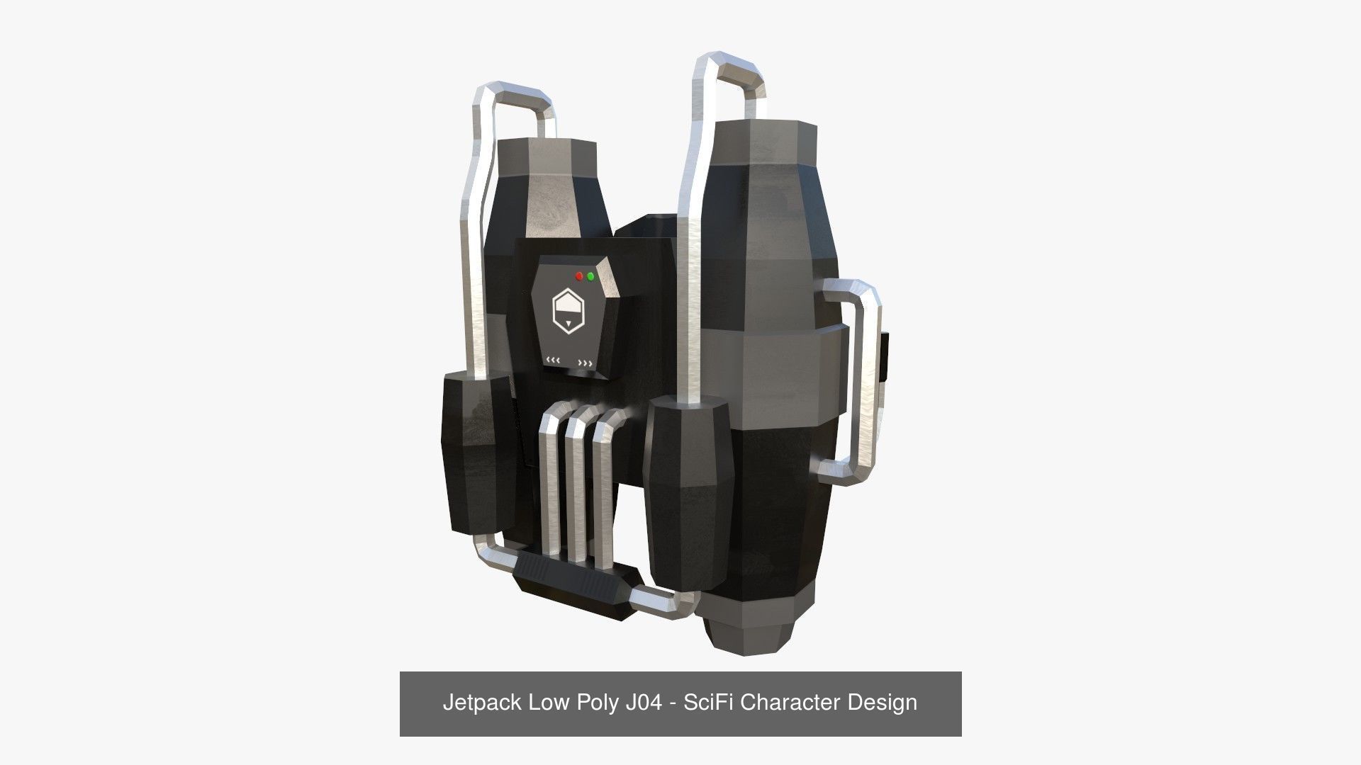 50 Jetpack Low Poly Collection - SciFi Character Design _77