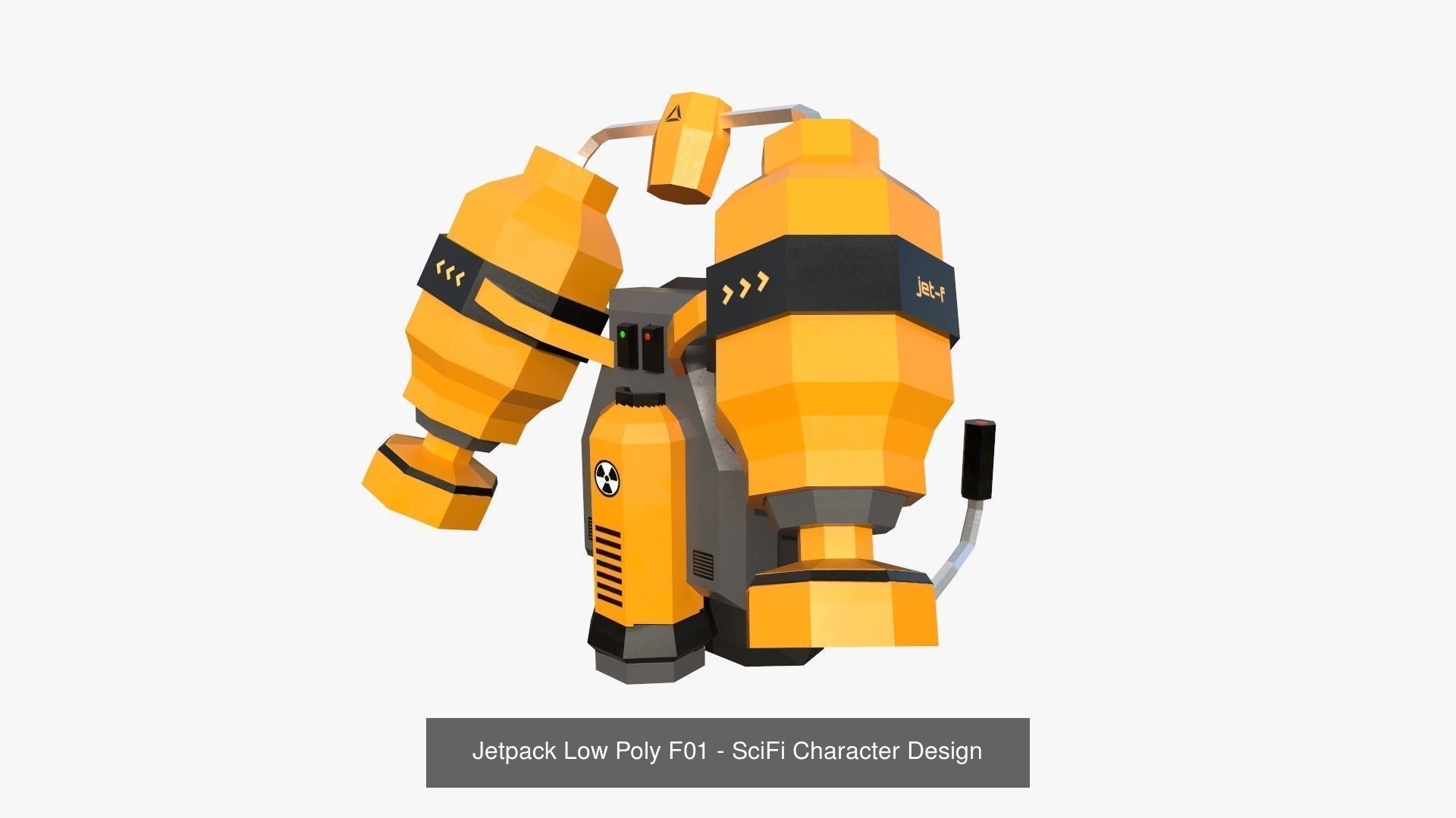 50 Jetpack Low Poly Collection - SciFi Character Design _73