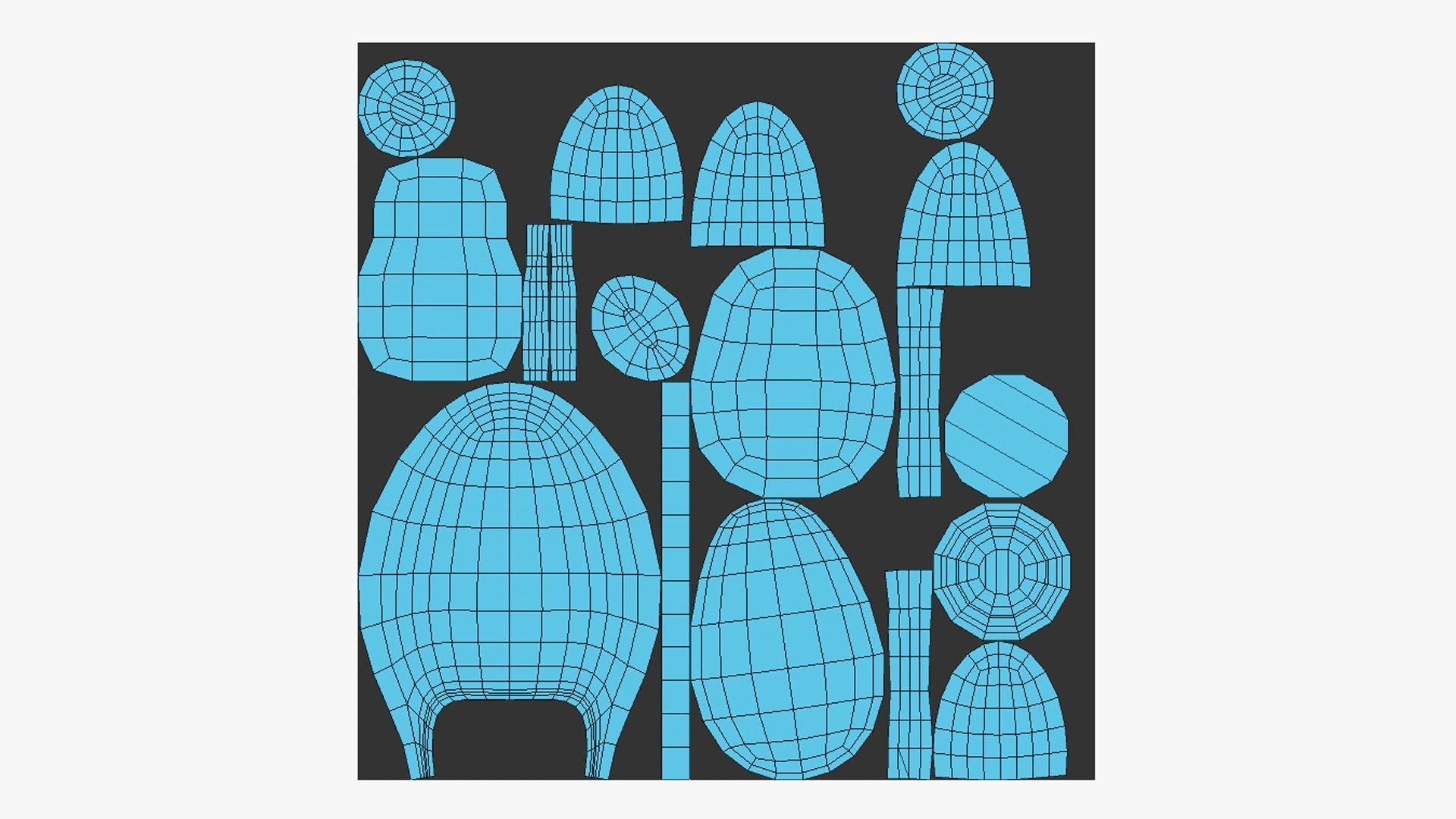 50 Jetpack Low Poly Collection - SciFi Character Design _64