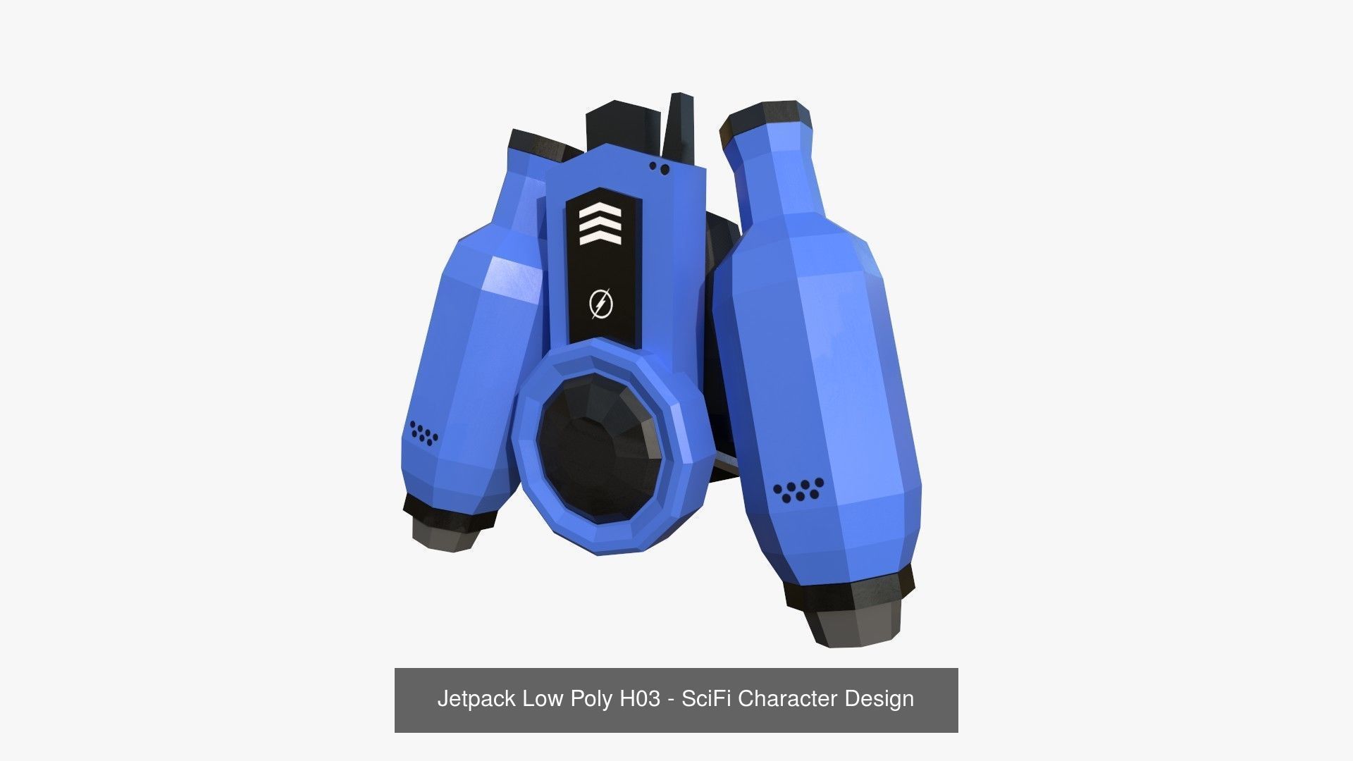 50 Jetpack Low Poly Collection - SciFi Character Design _88