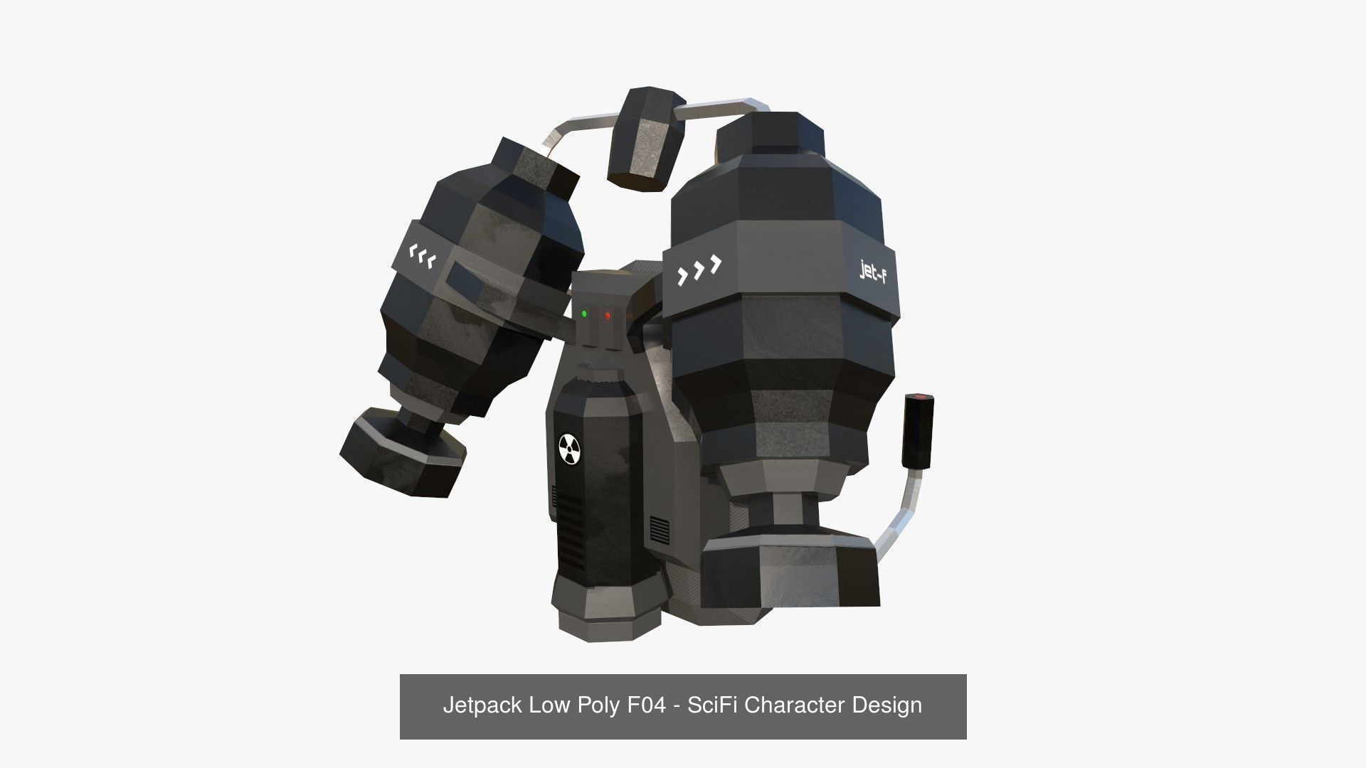50 Jetpack Low Poly Collection - SciFi Character Design _67