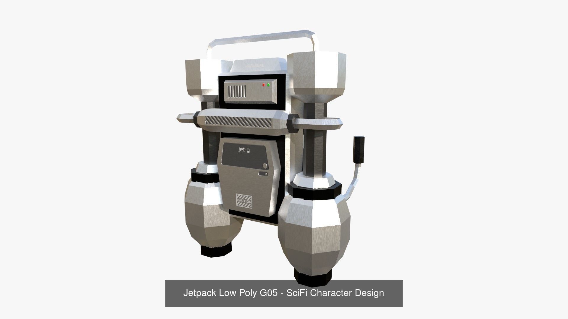 50 Jetpack Low Poly Collection - SciFi Character Design _55
