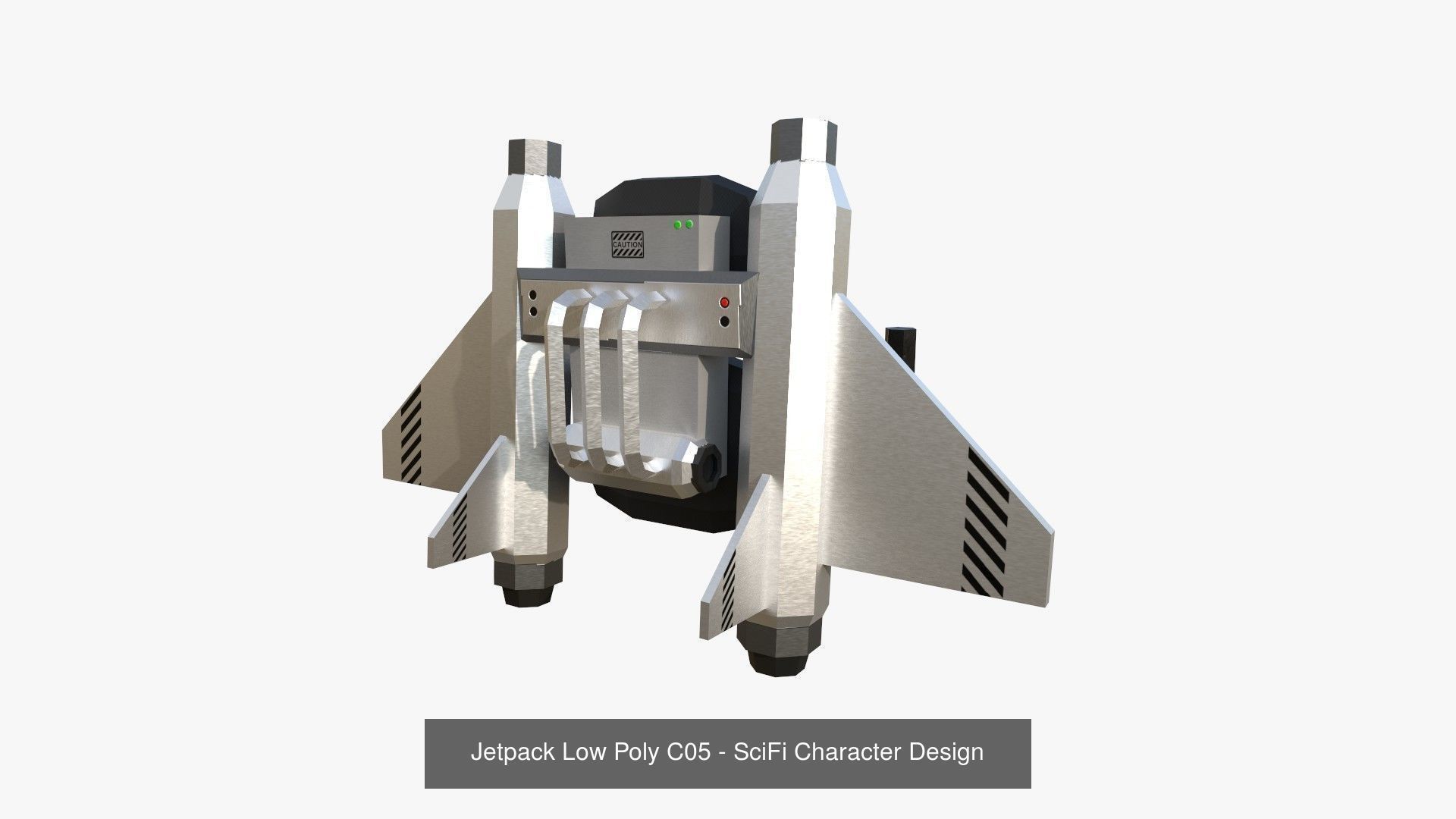 50 Jetpack Low Poly Collection - SciFi Character Design _35