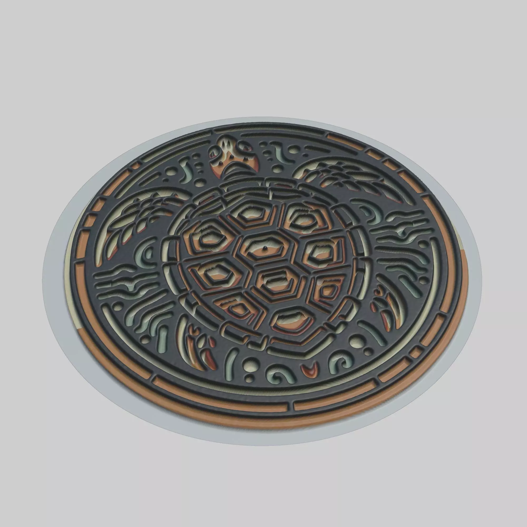 Turtle Animal 3D print model_0