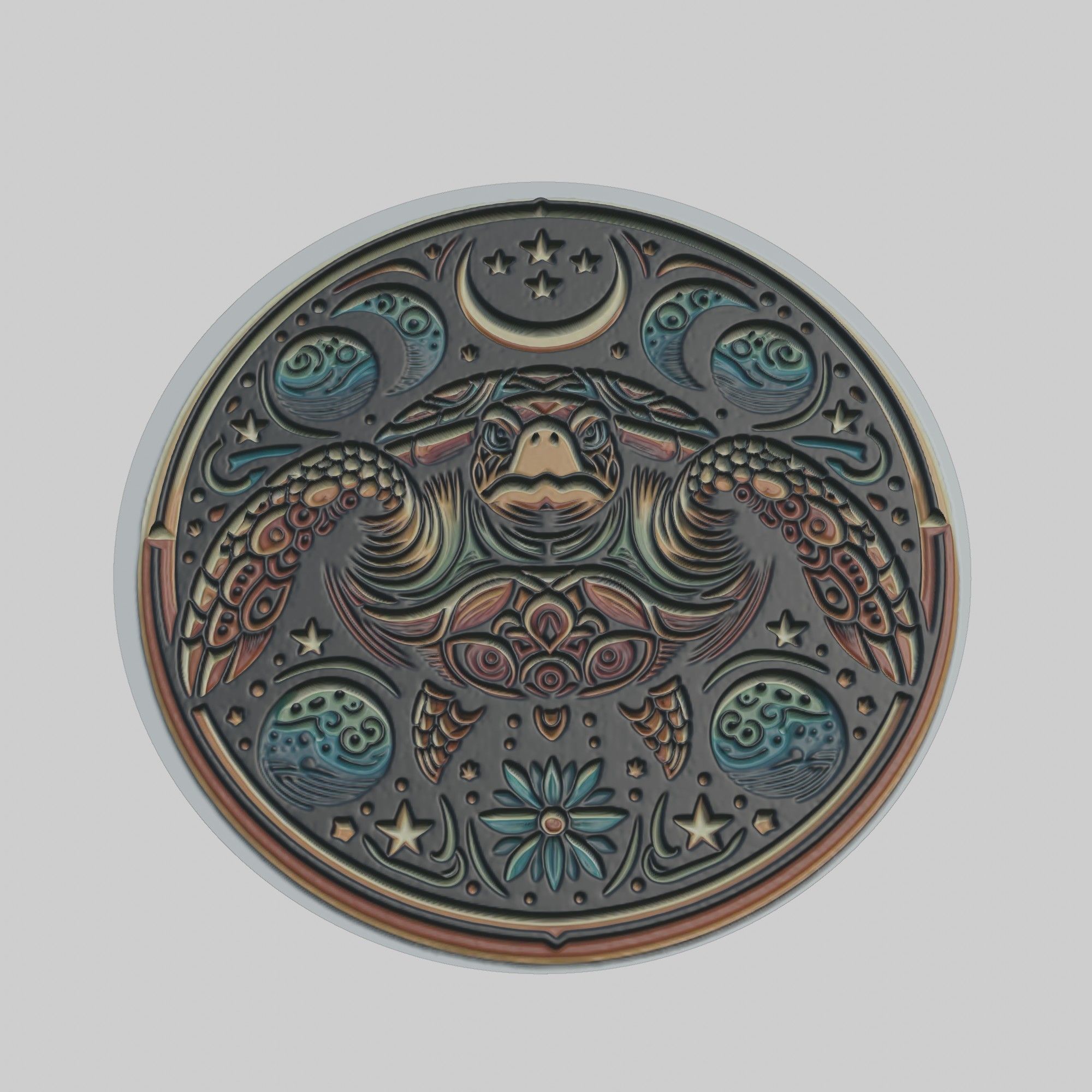 Turtle Animal 3D print model_1