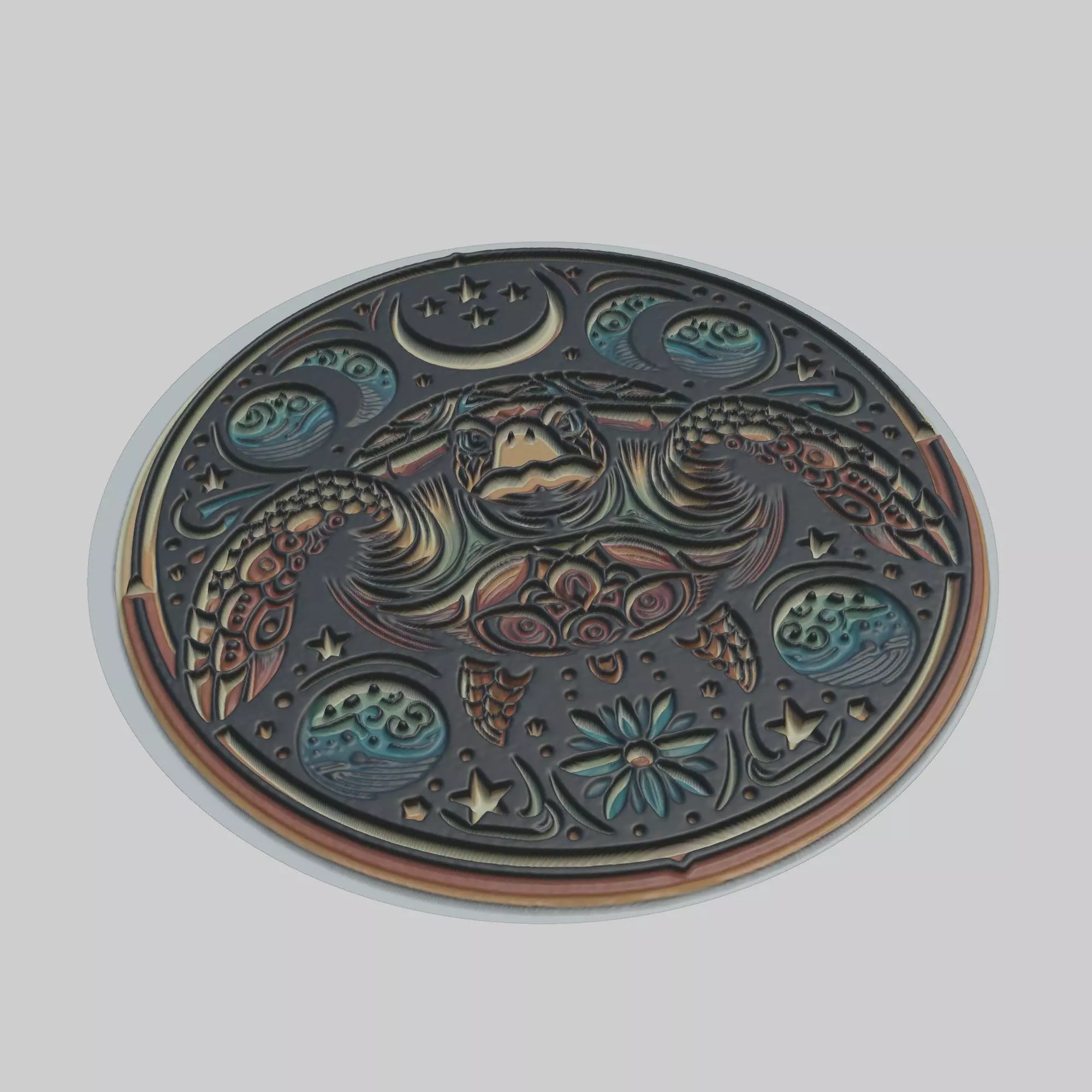 Turtle Animal 3D print model_0