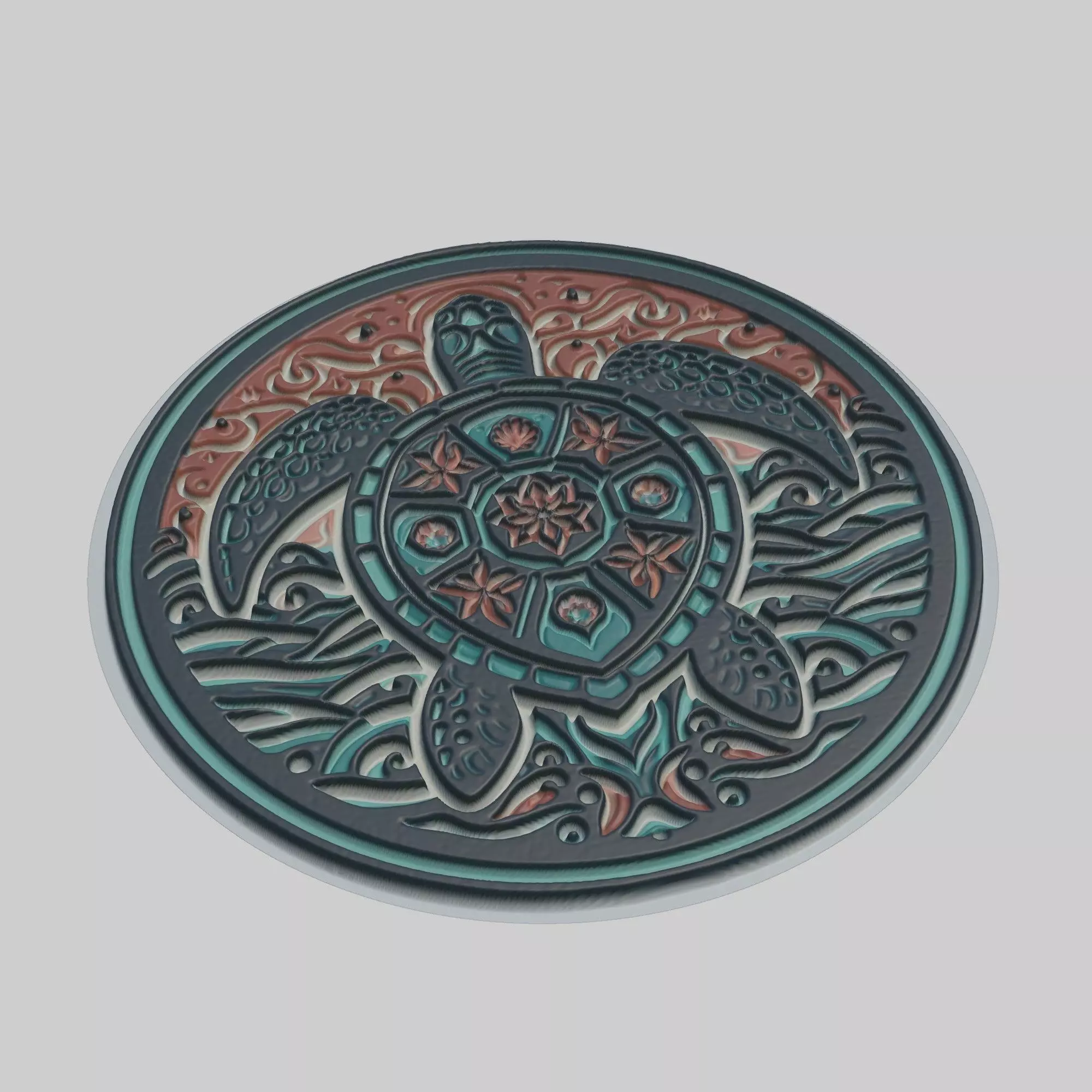 Turtle Animal 3D print model_0