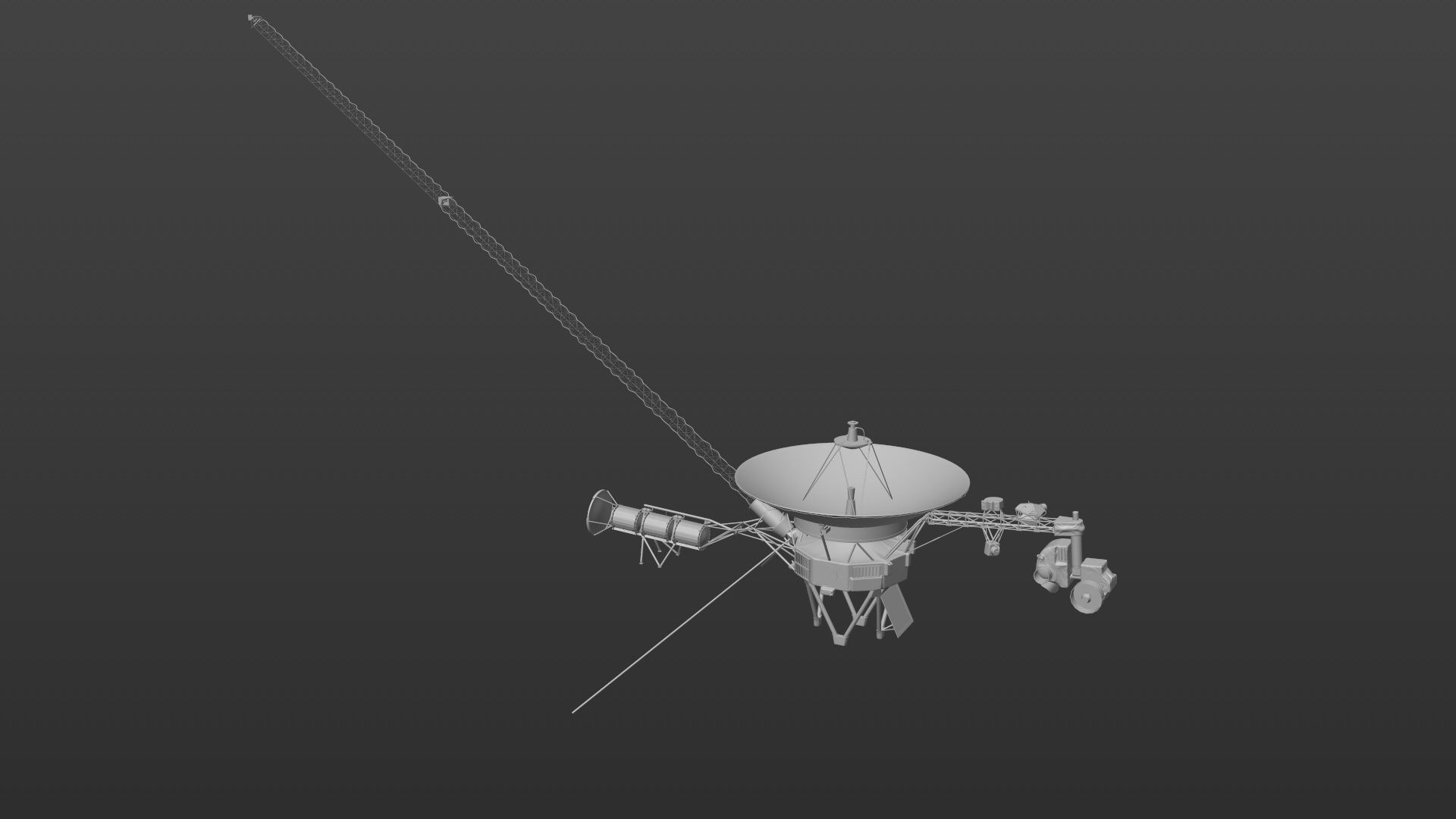 Voyager 1 3D model_6