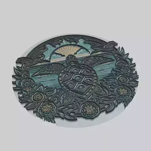 Sea Turtle Animal 3D print model