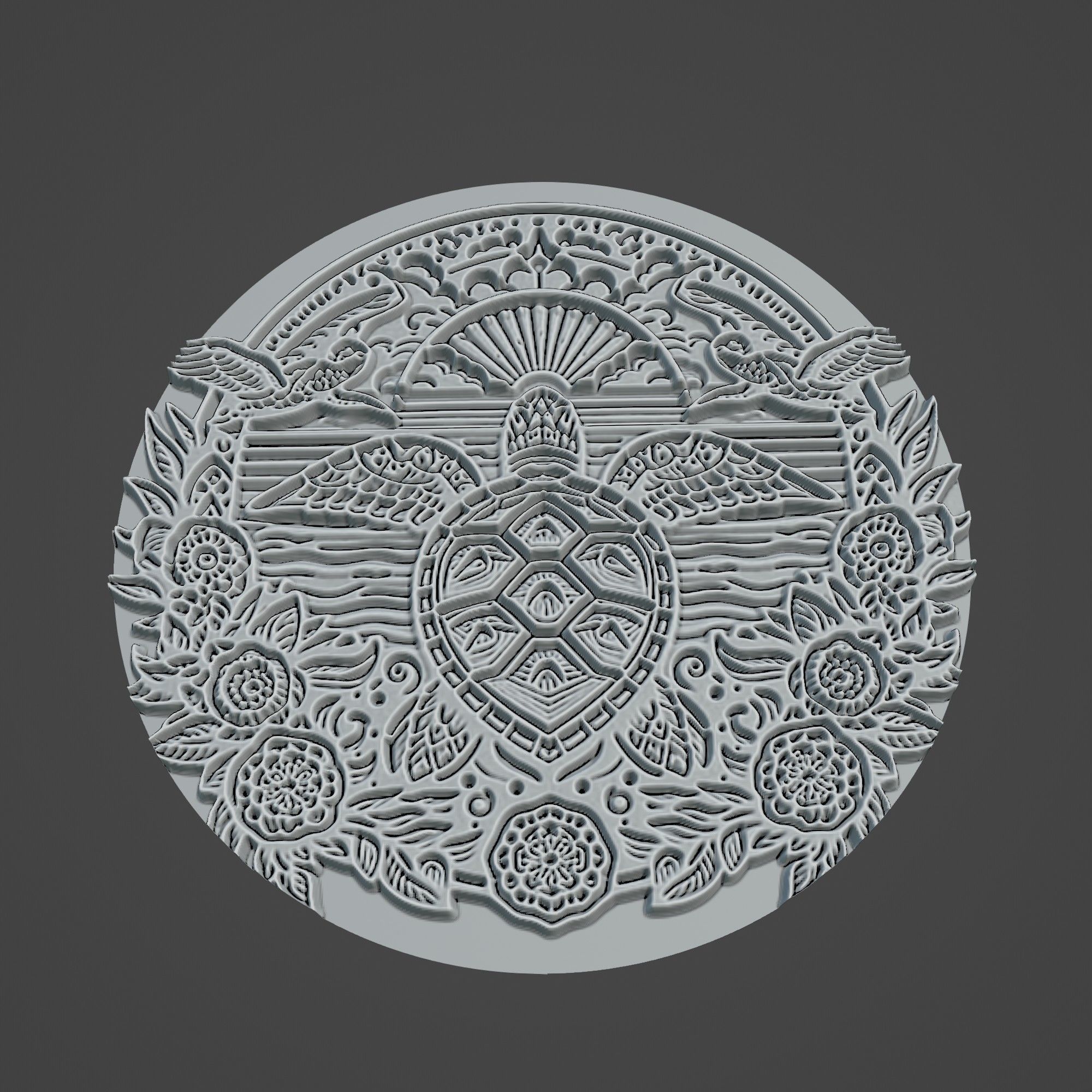 Sea Turtle Animal 3D print model_3