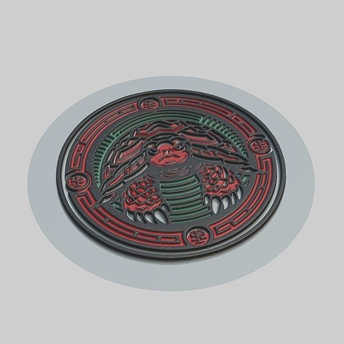 Red-Eared Turtle Animal 3D print model