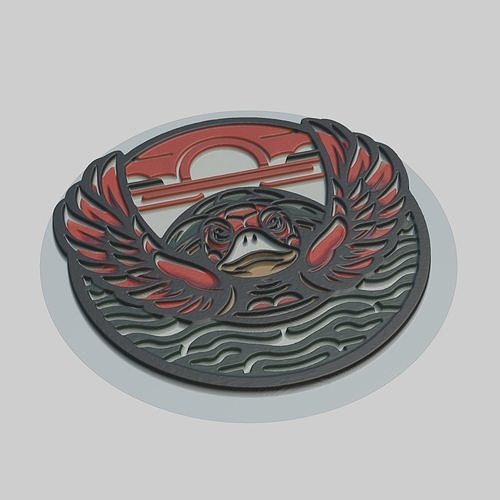 Red-Eared Turtle Animal 3D print model