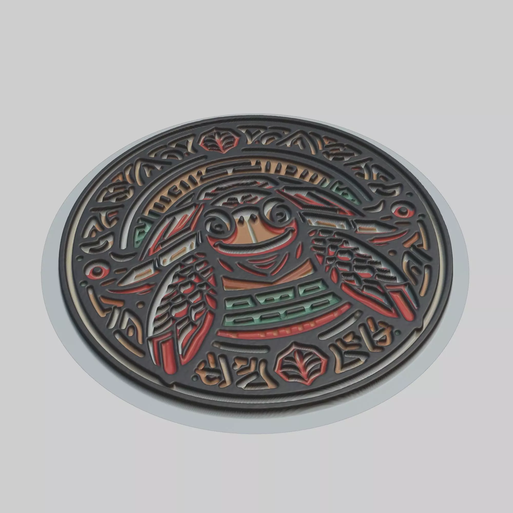 Red-Eared Turtle Animal 3D print model_0