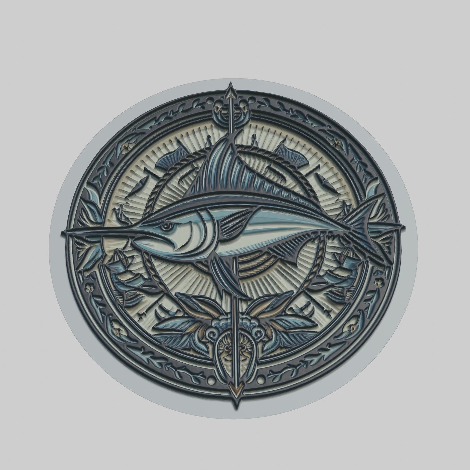 Swordfish Animal 3D print model_1