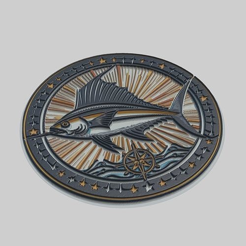 Swordfish Animal 3D print model