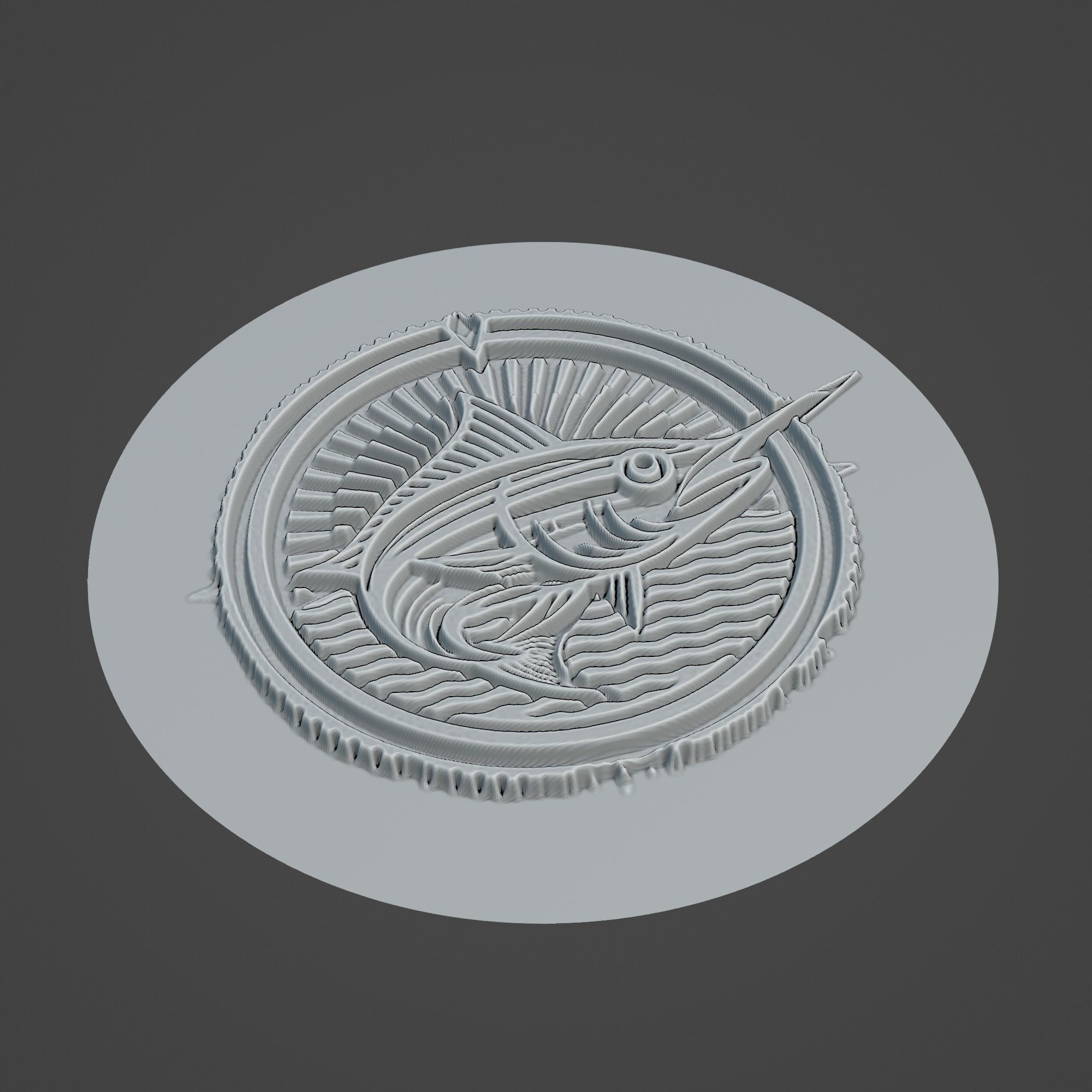 Swordfish Animal 3D print model_2