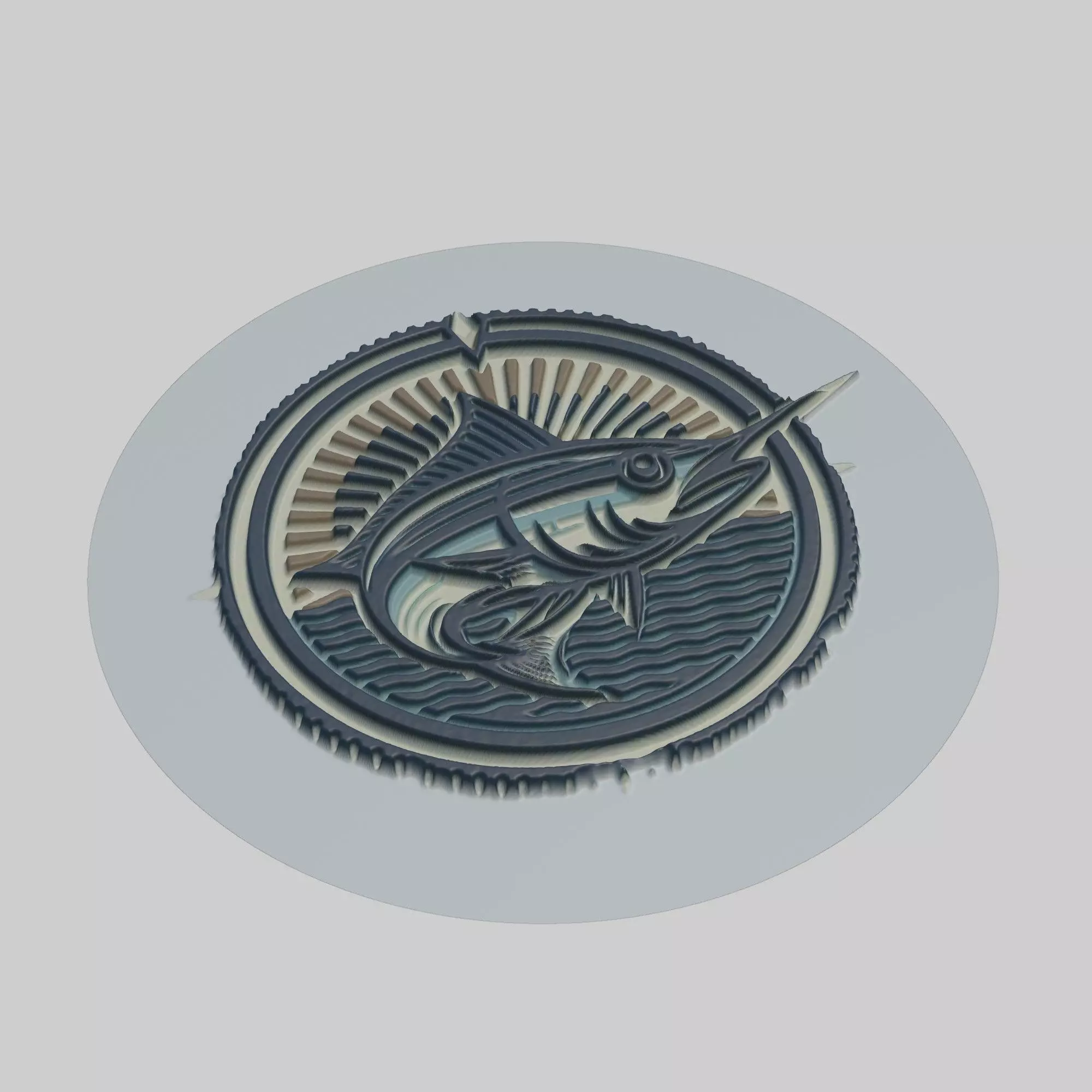 Swordfish Animal 3D print model_0