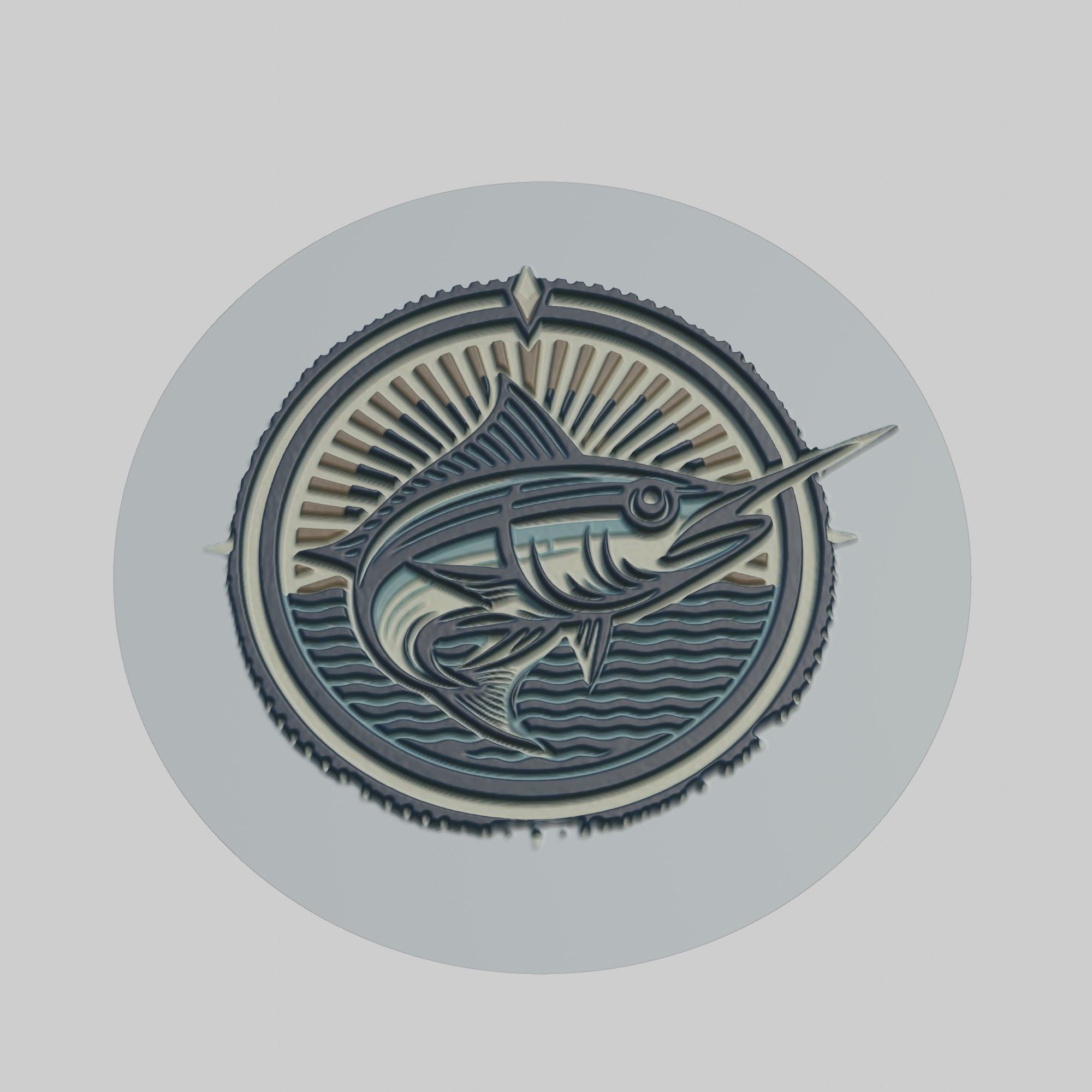 Swordfish Animal 3D print model_1