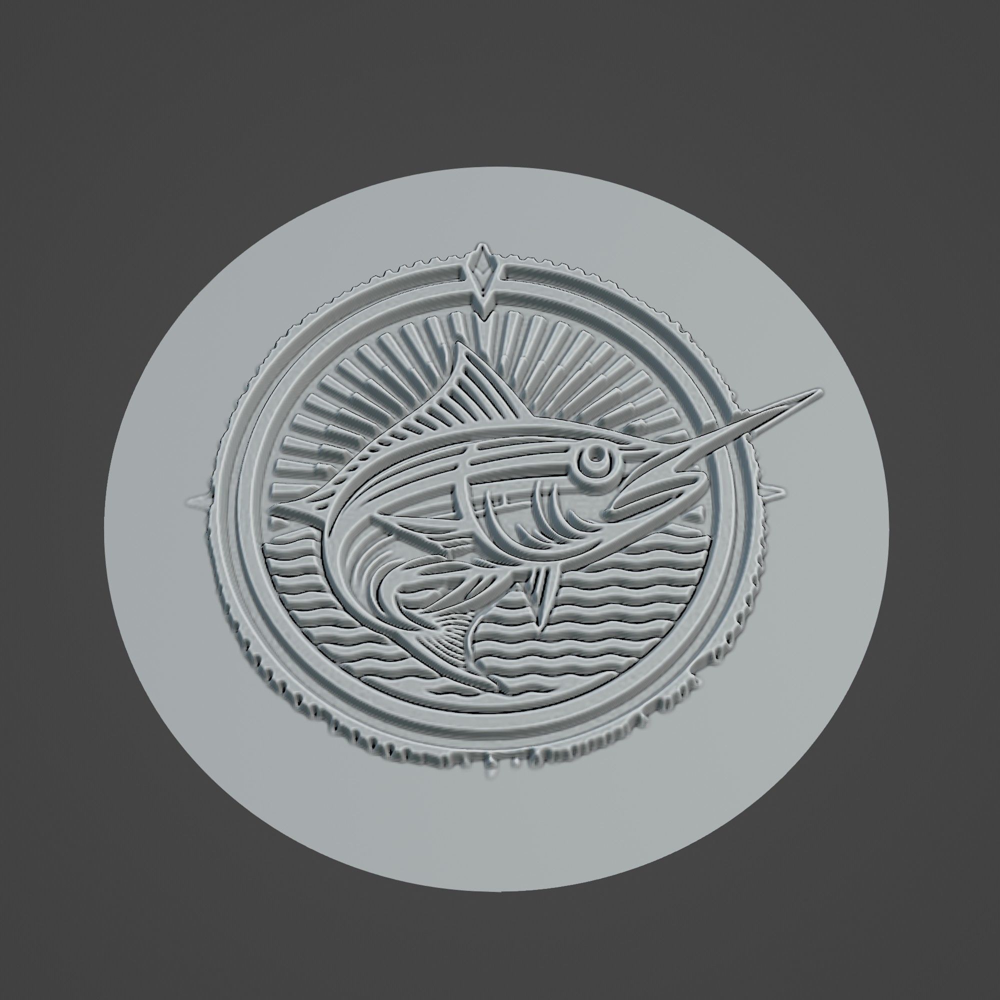 Swordfish Animal 3D print model_3