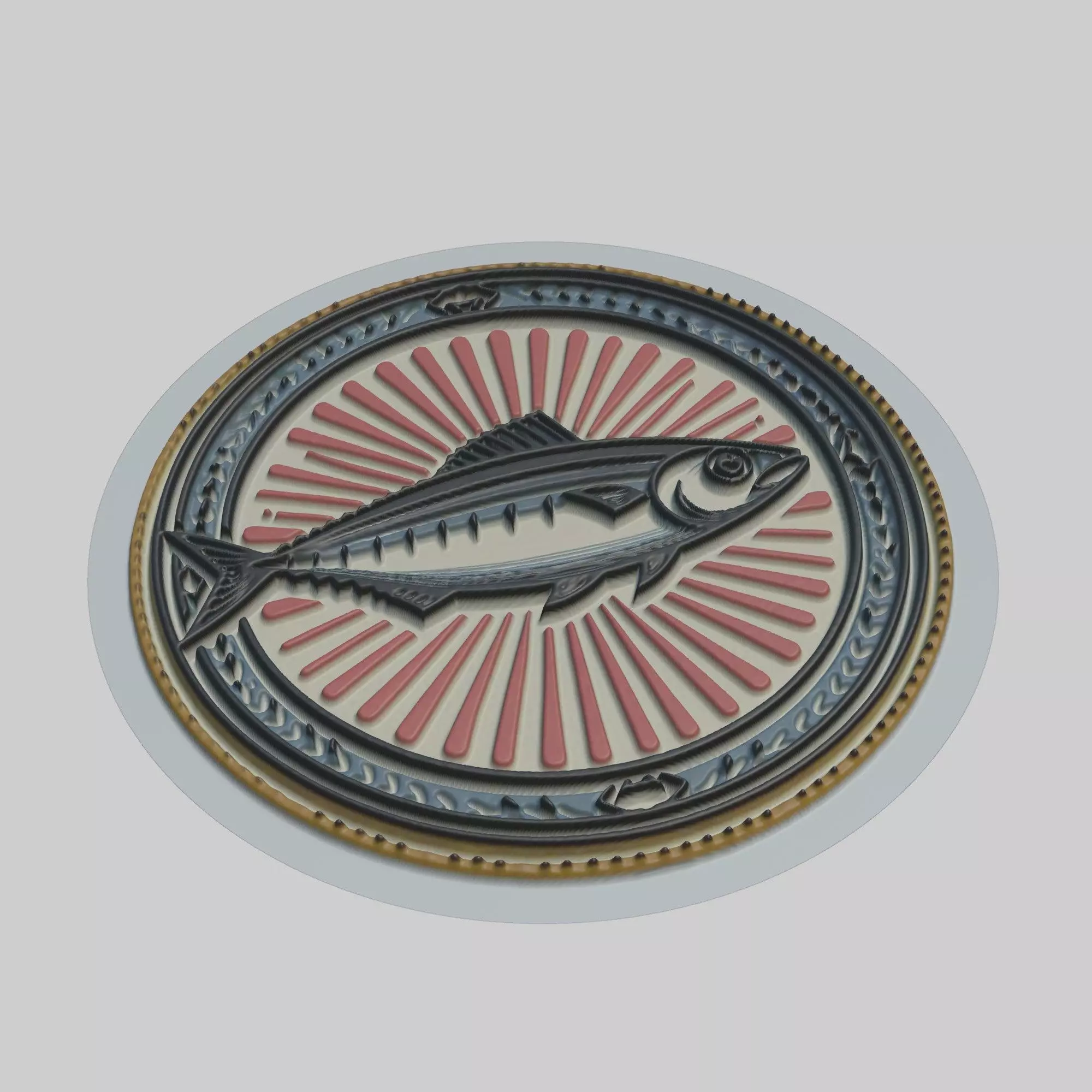Sardine Animal 3D print model_0