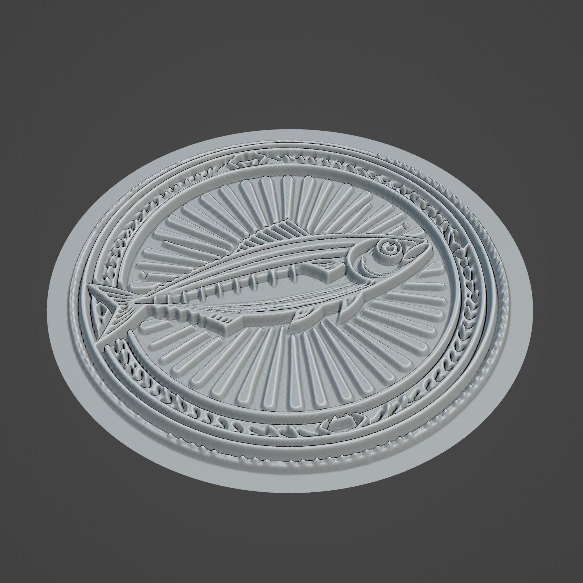 Sardine Animal 3D print model_2
