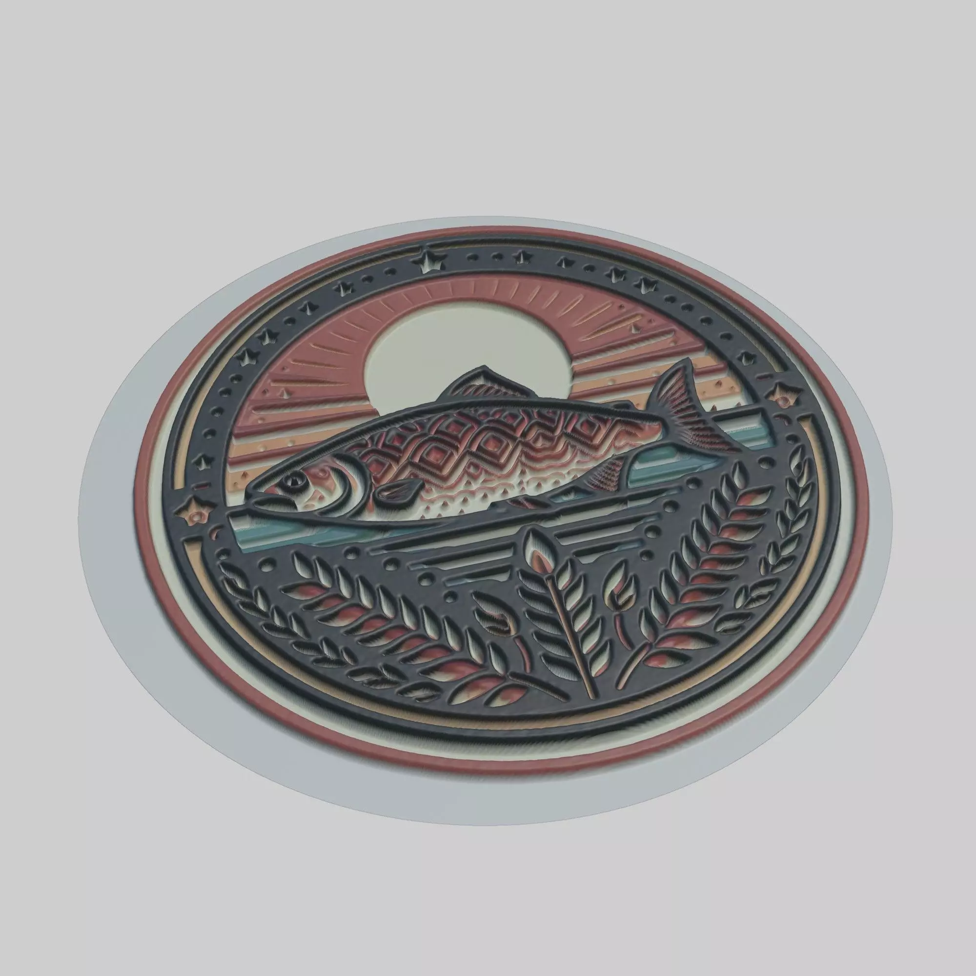 Salmon Animal 3D print model