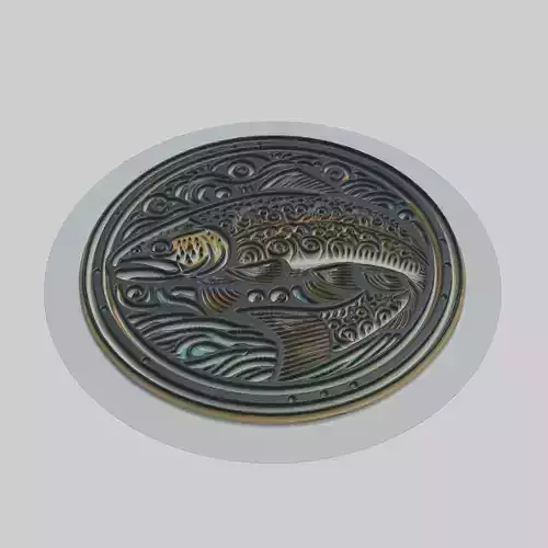 Trout Animal 3D print model