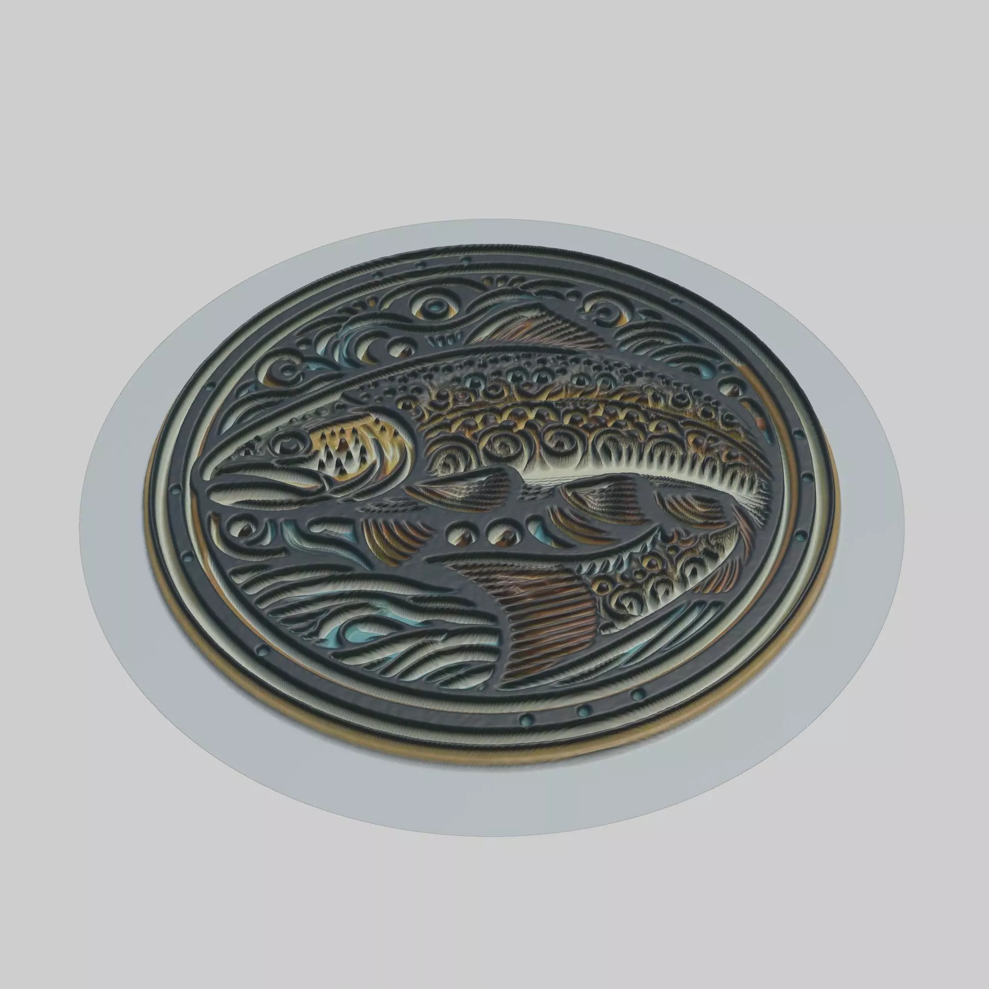 Trout Animal 3D print model
