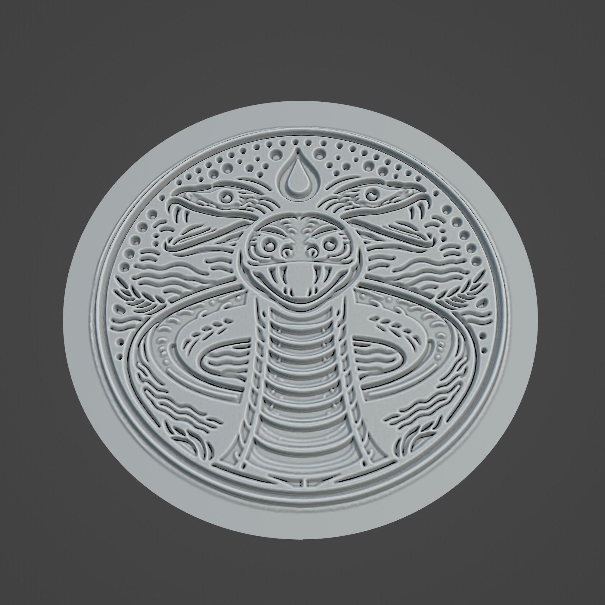 Eel Animal 3D print model_3