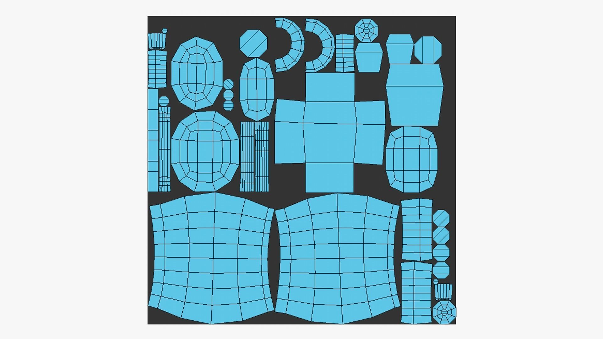 10 Jetpack Low Poly Collection Metal - SciFi Character Design _22