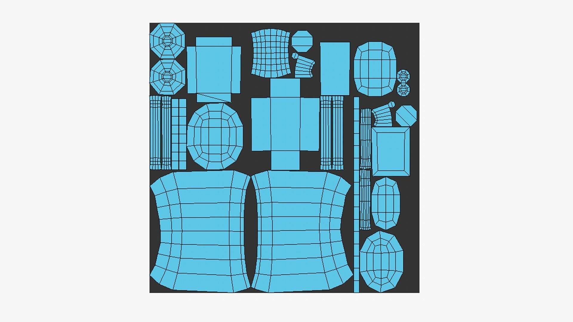 10 Jetpack Low Poly Collection Metal - SciFi Character Design _30