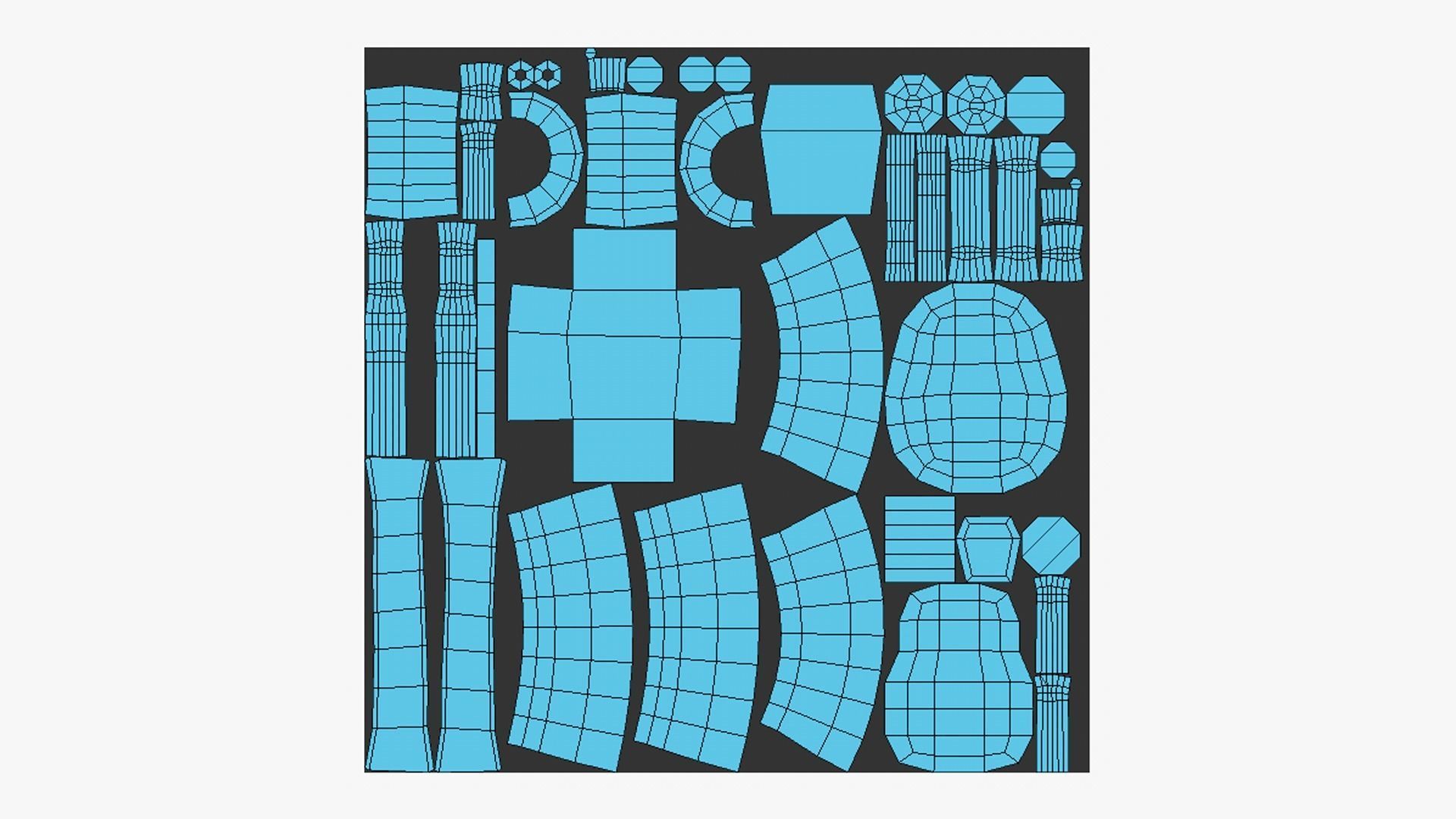 10 Jetpack Low Poly Collection Metal - SciFi Character Design _51