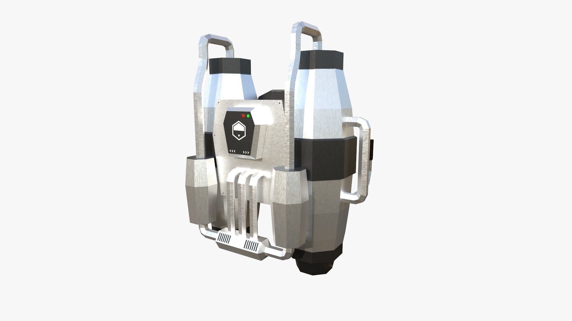 10 Jetpack Low Poly Collection Metal - SciFi Character Design _20