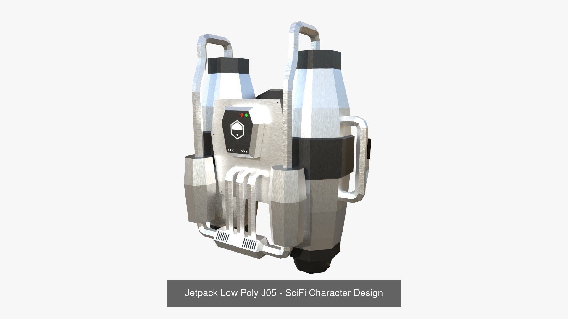 10 Jetpack Low Poly Collection Metal - SciFi Character Design _15