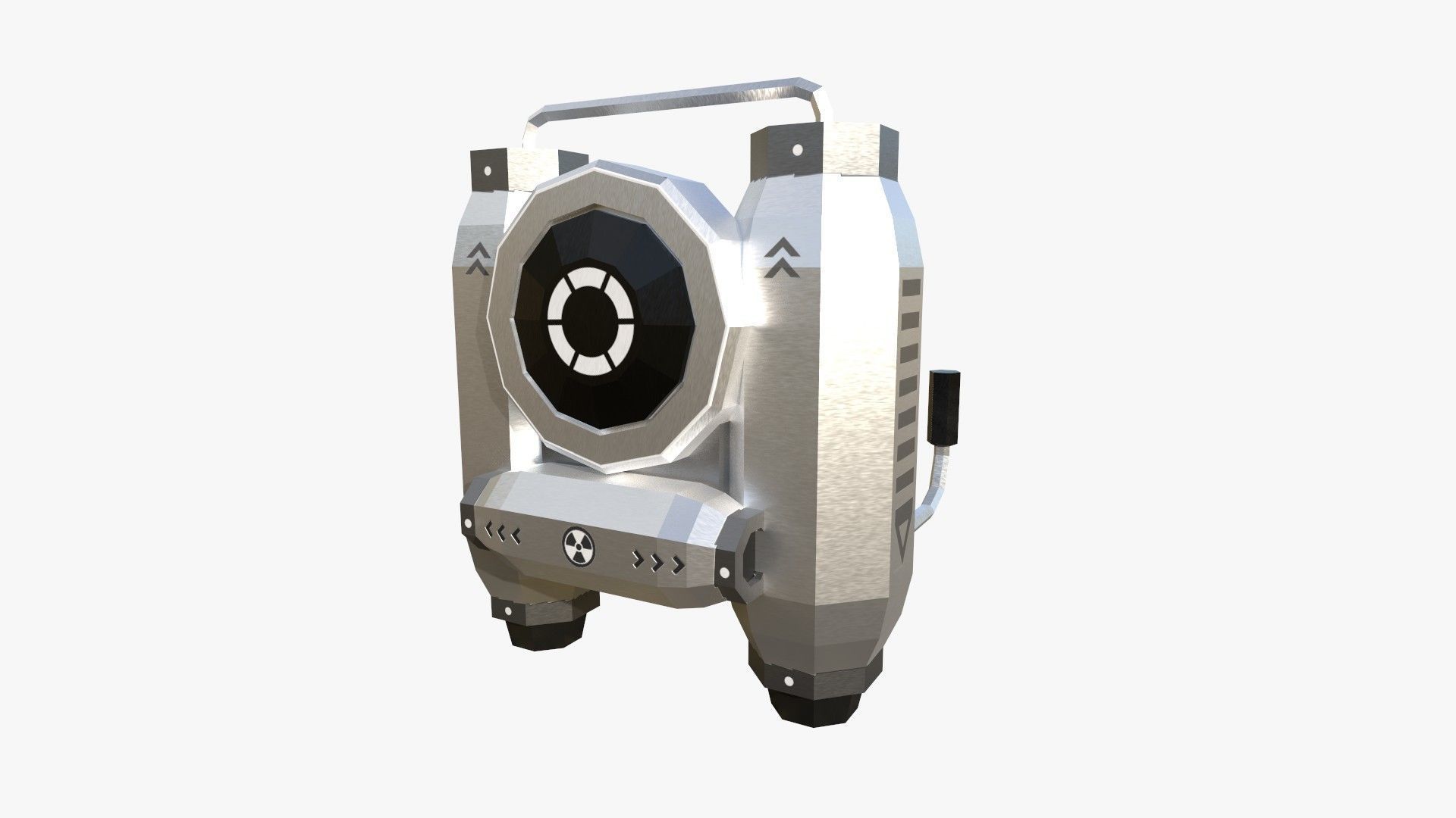 10 Jetpack Low Poly Collection Metal - SciFi Character Design _4