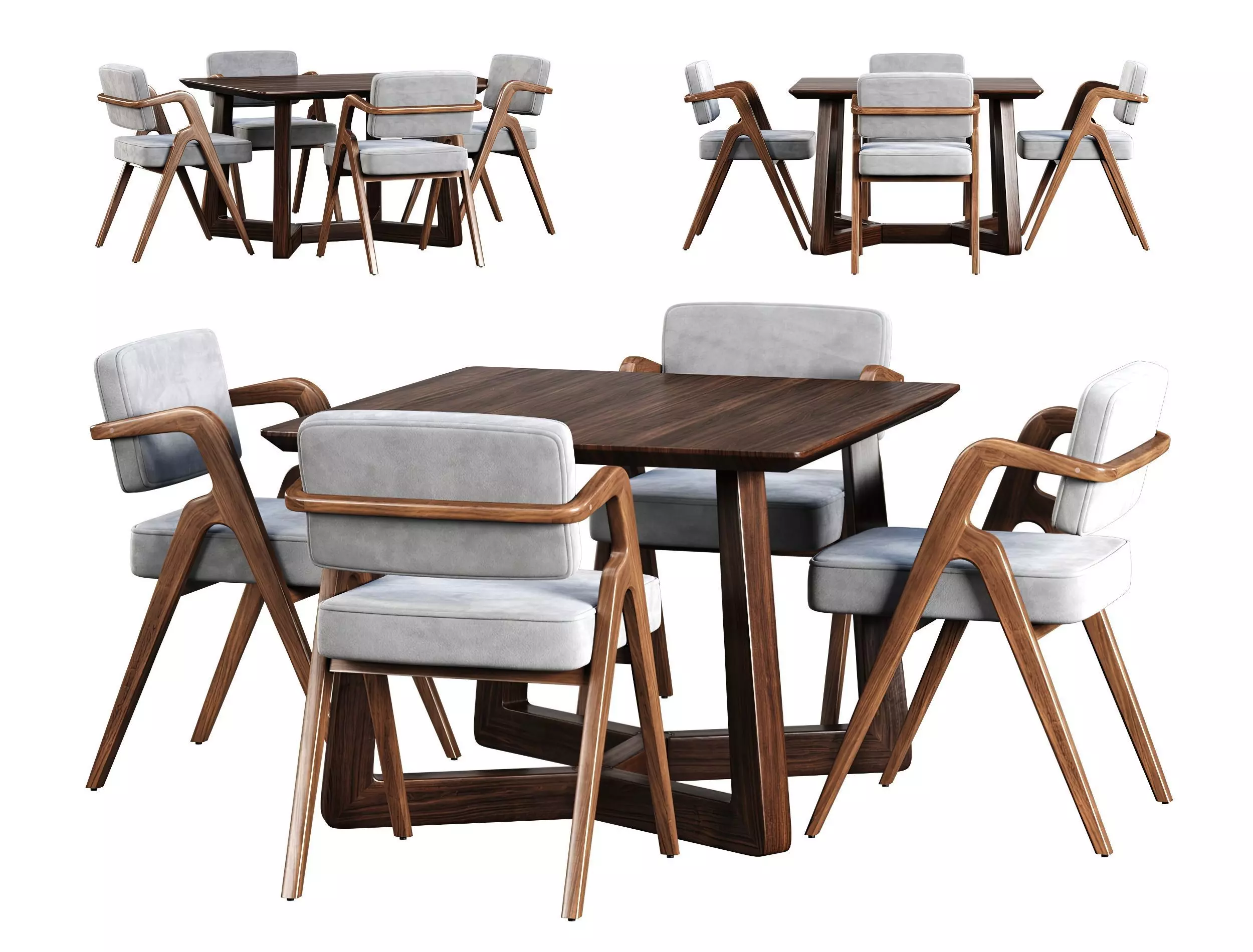 Outdoor Garden Furniture Set V20 3D model